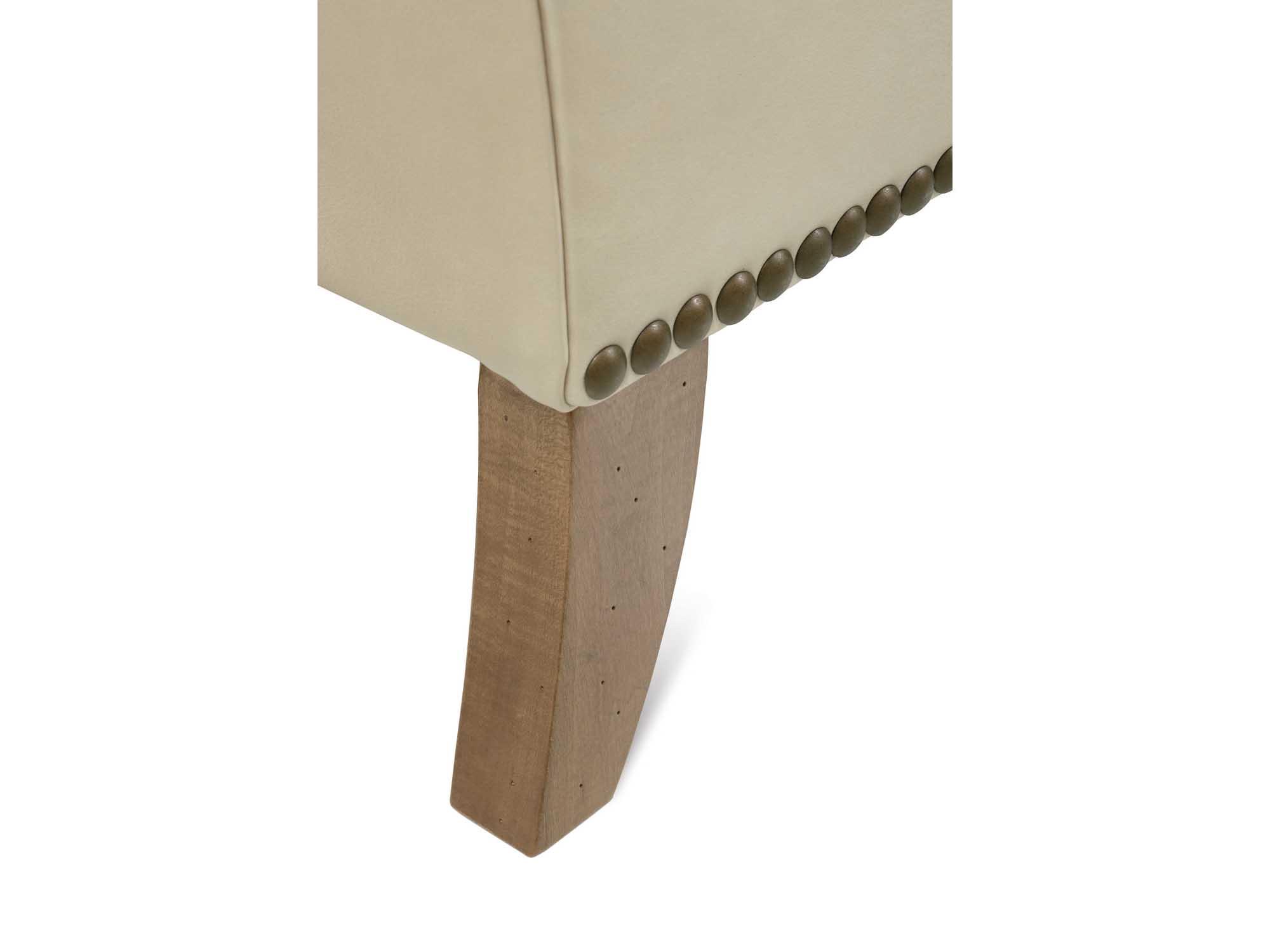 Rowe Madeline Latte Cream Leather Sofa