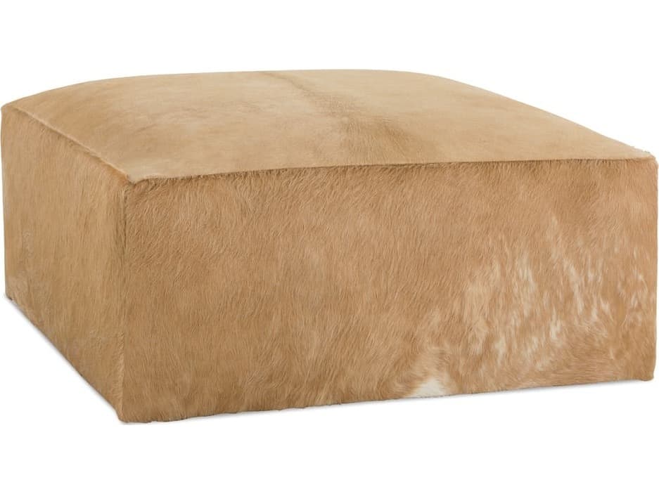 Rowe Miles Brown Upholstered Ottoman