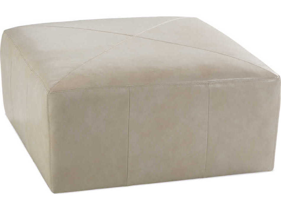 Rowe Miles Leather Ottoman