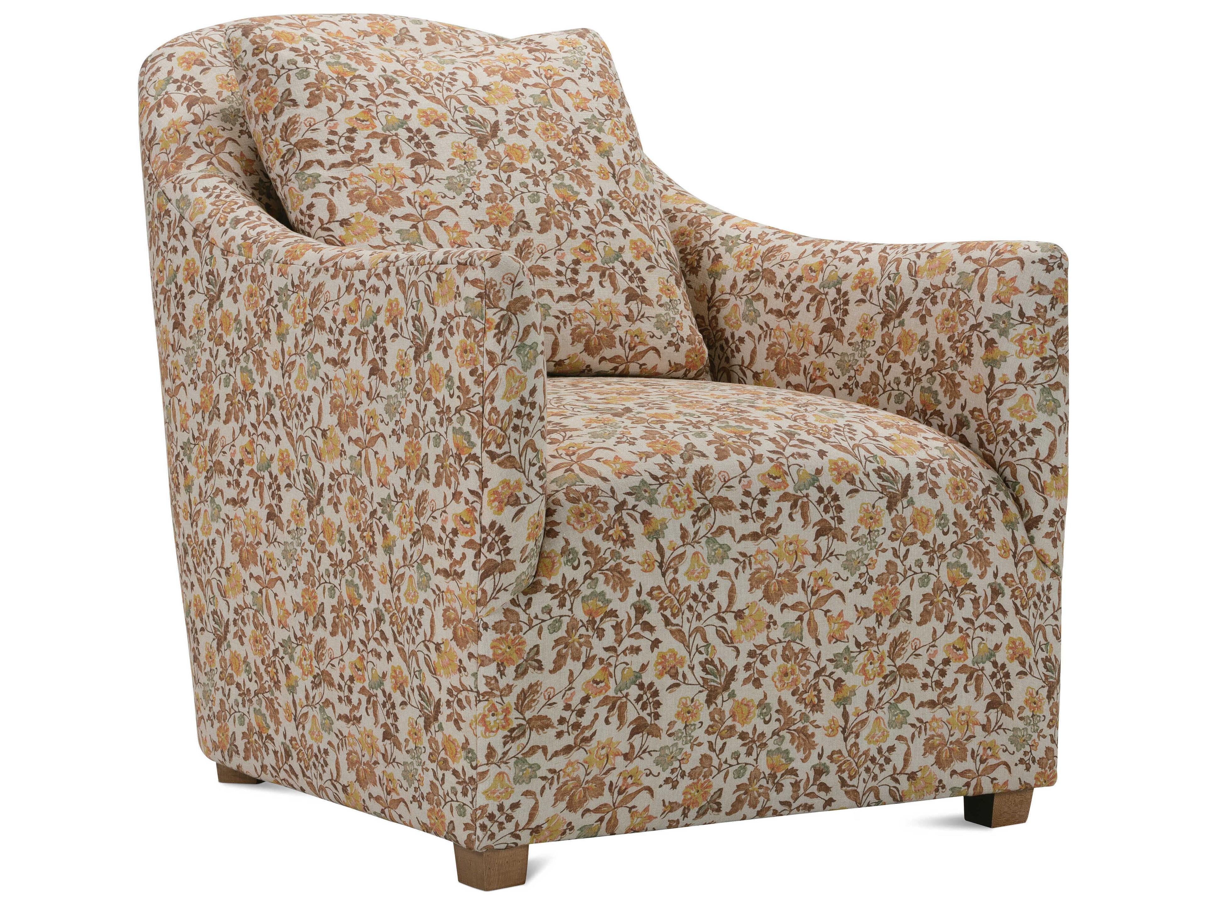 Rowe Noel Brown Fabric Accent Chair