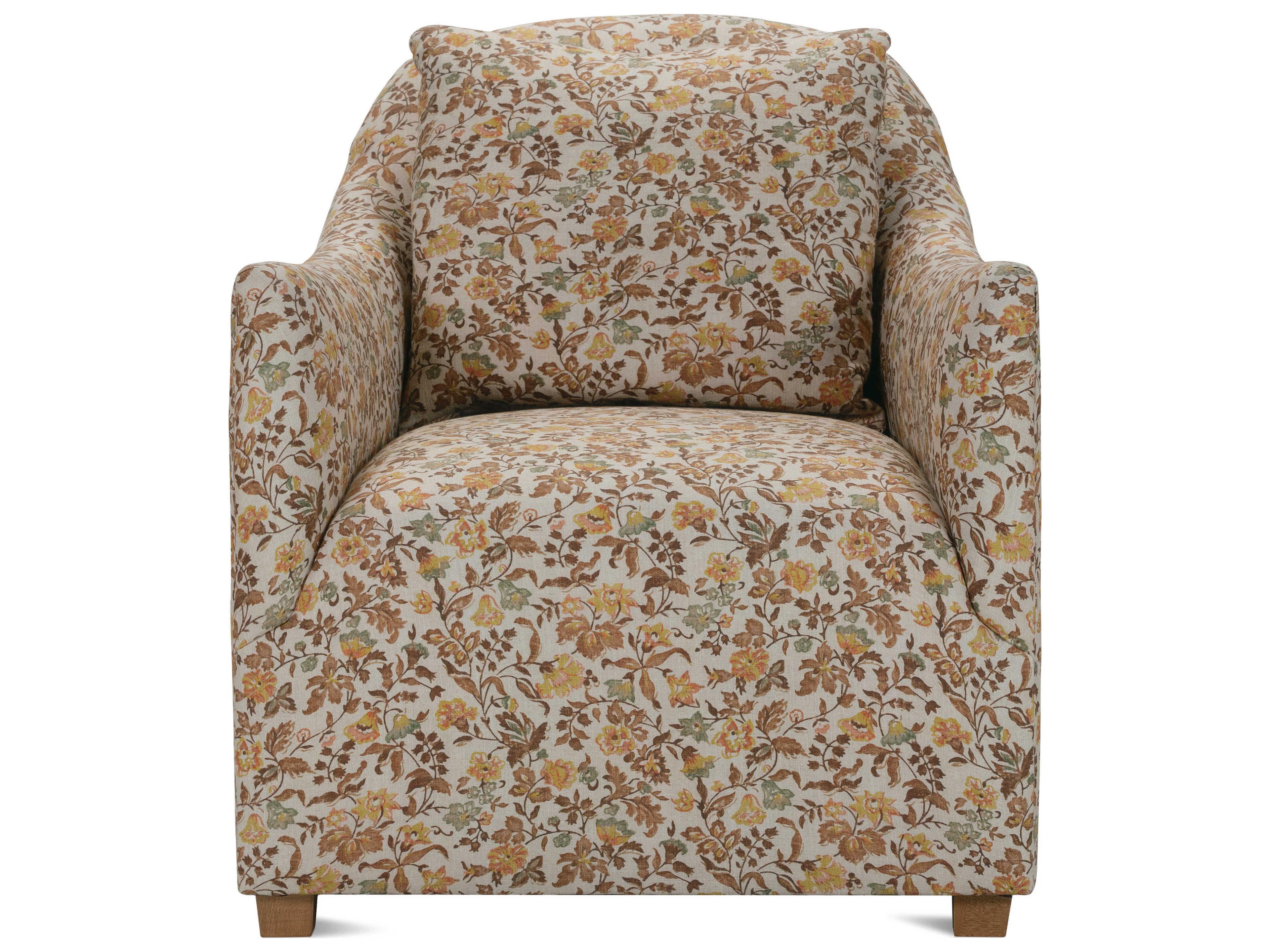Rowe Noel Brown Fabric Accent Chair