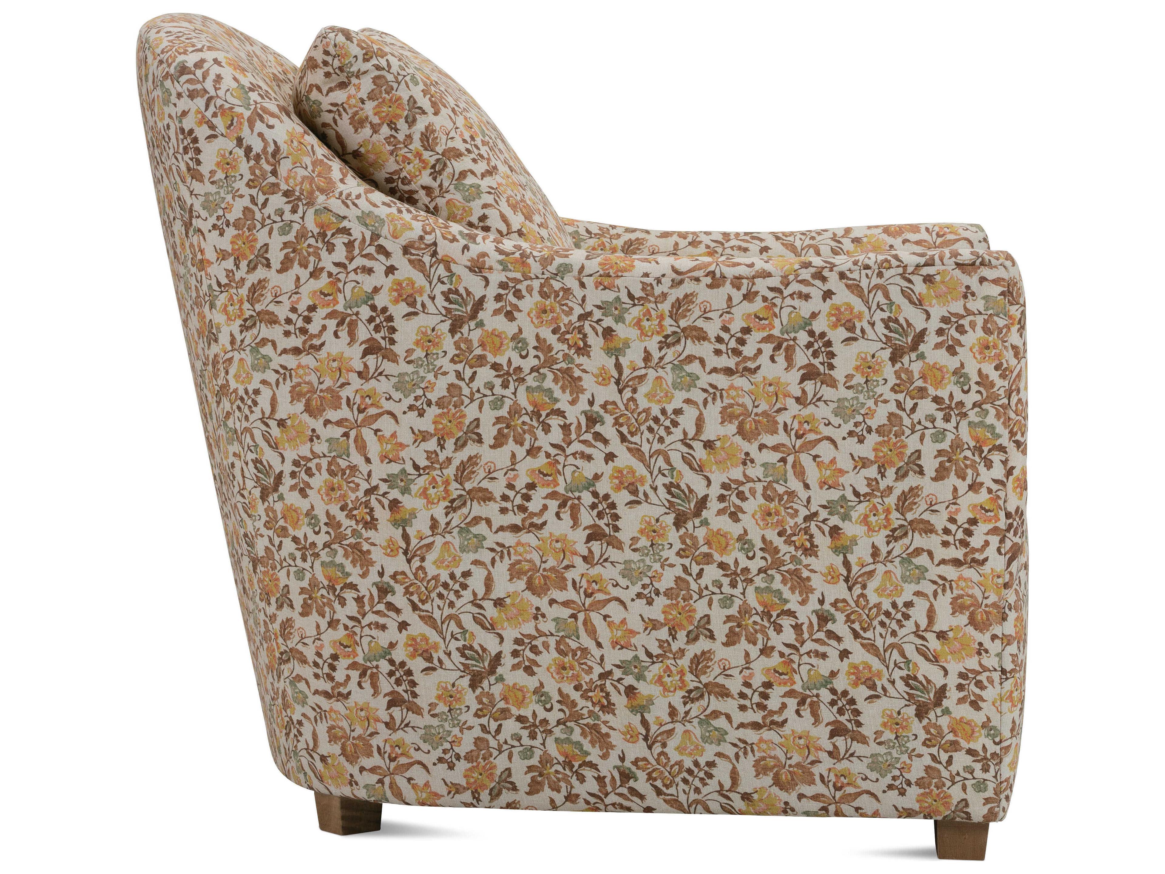 Rowe Noel Brown Fabric Accent Chair