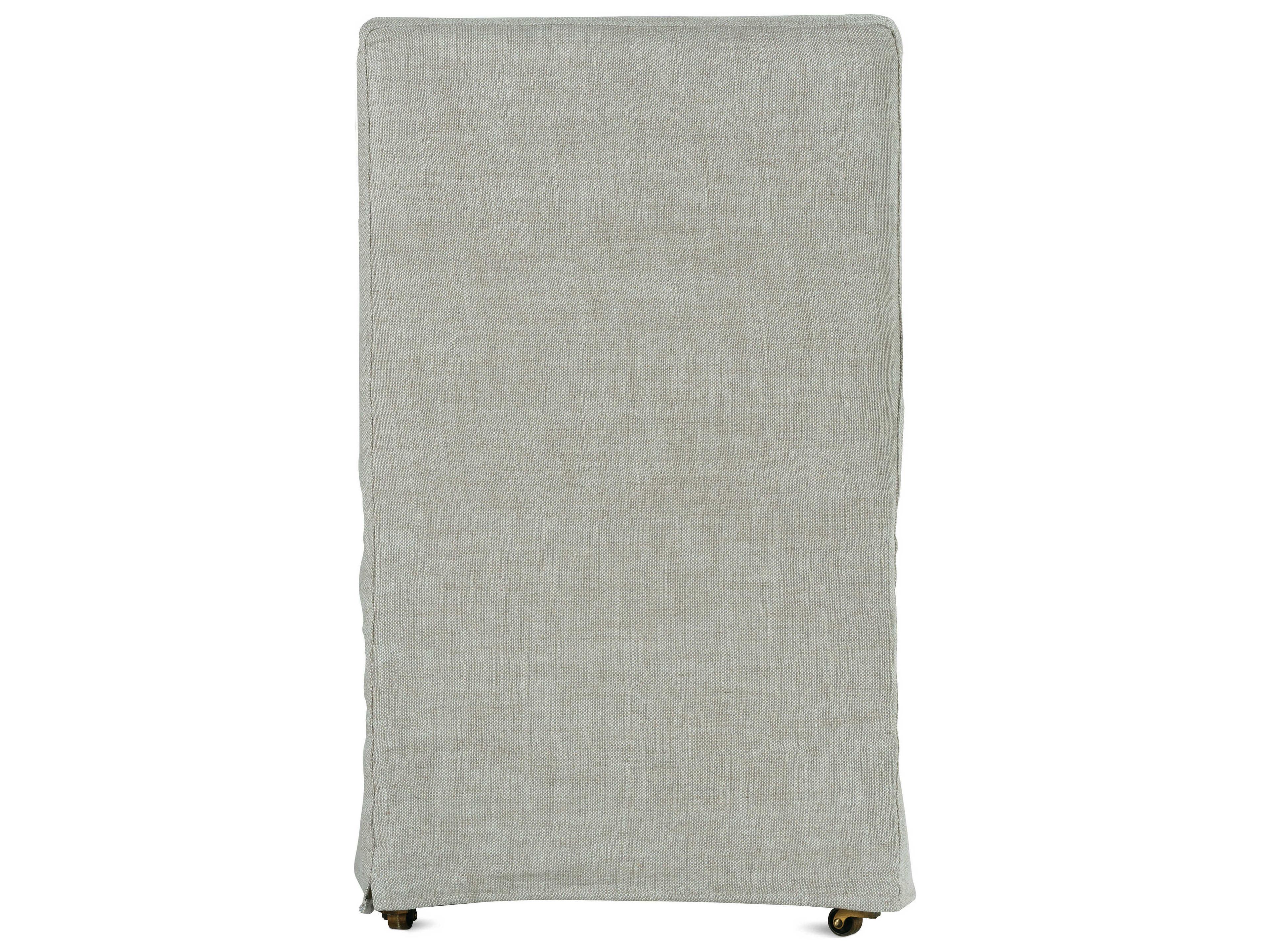 Rowe Odessa Beige Upholstered Side Dining Chair with Silpcover