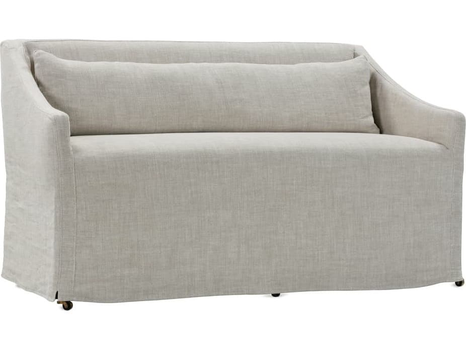 Rowe Odessa Beige Upholstered Slip Sofa