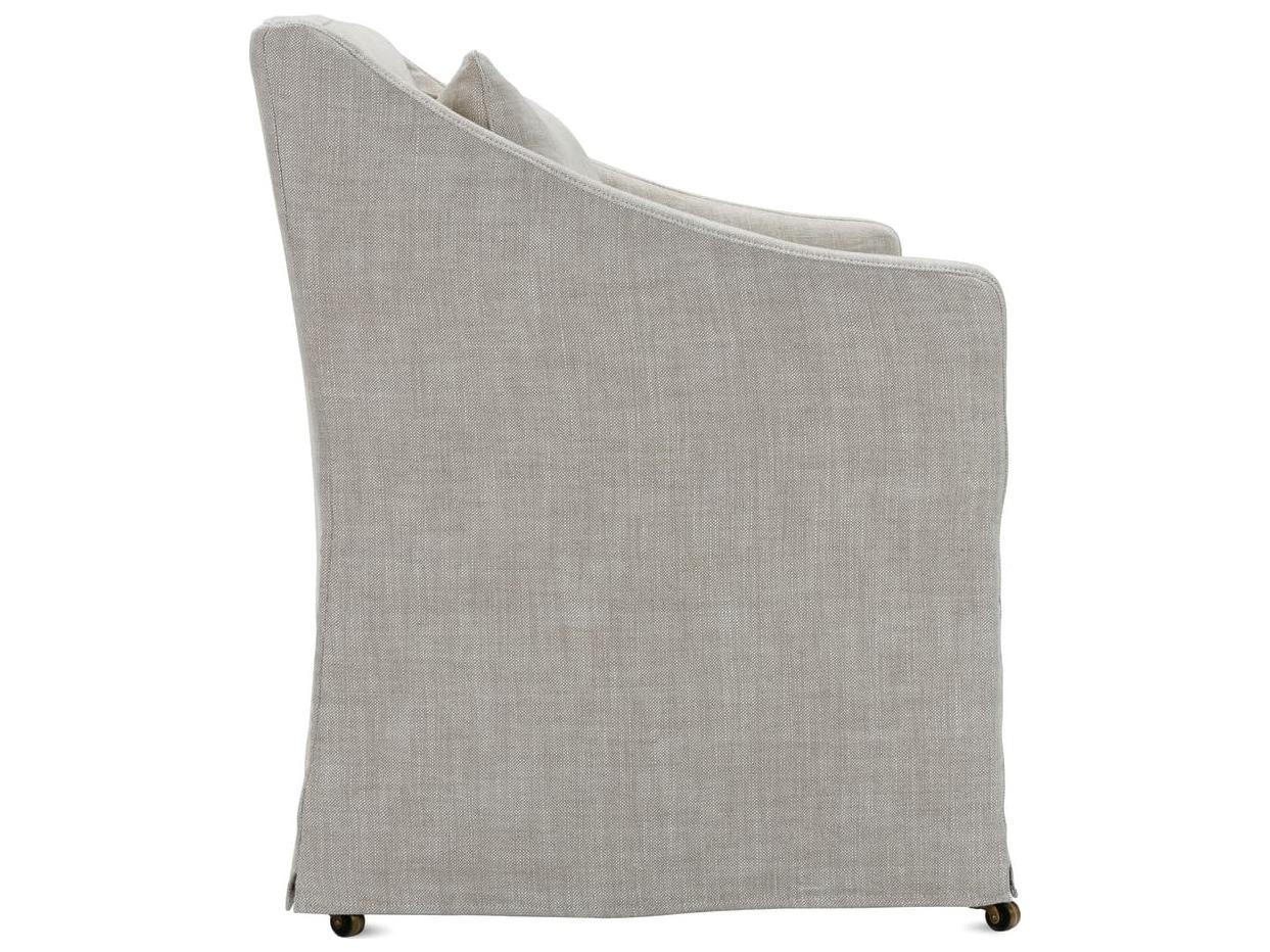 Rowe Odessa Beige Upholstered Slip Sofa