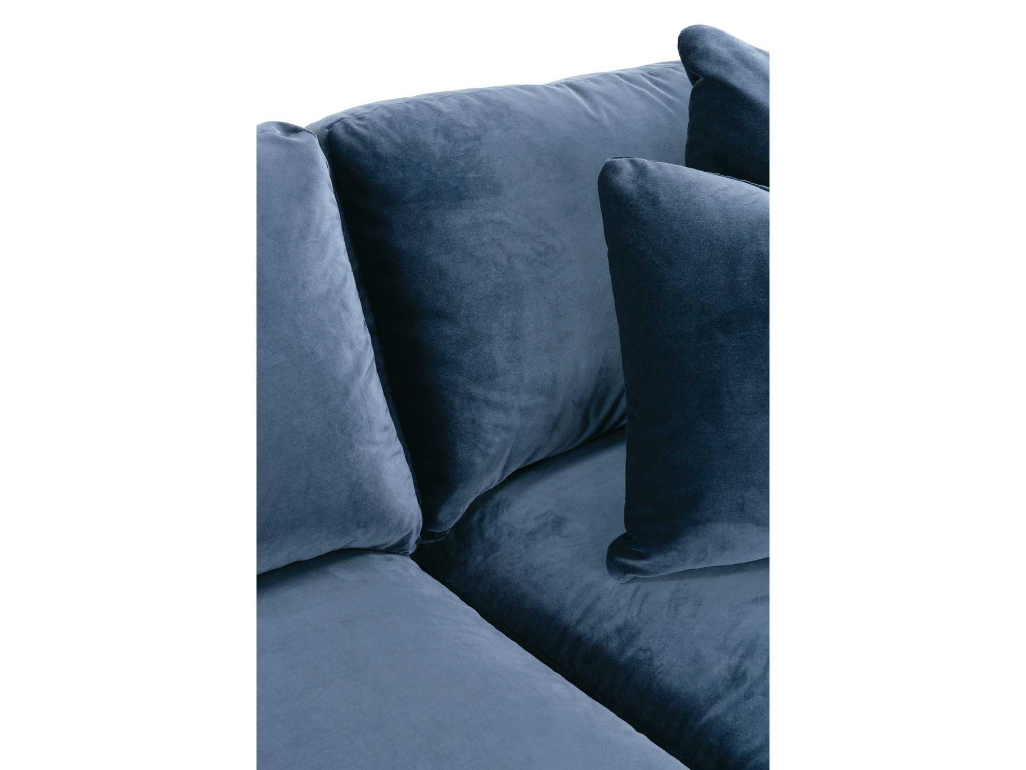 Rowe Oslo Blue Upholstered Sectional Sofa