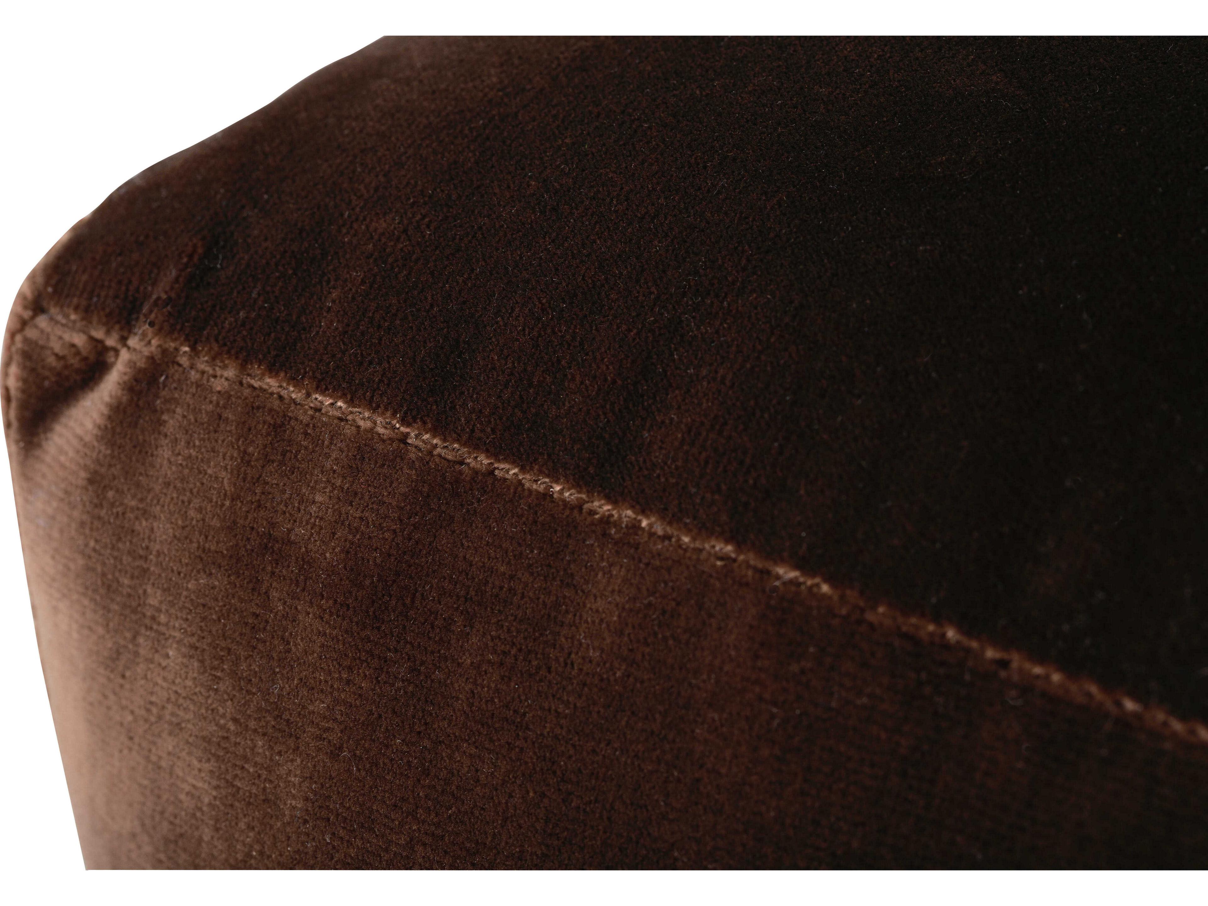 Rowe Dena Chocolate Brown Upholstered Ottoman