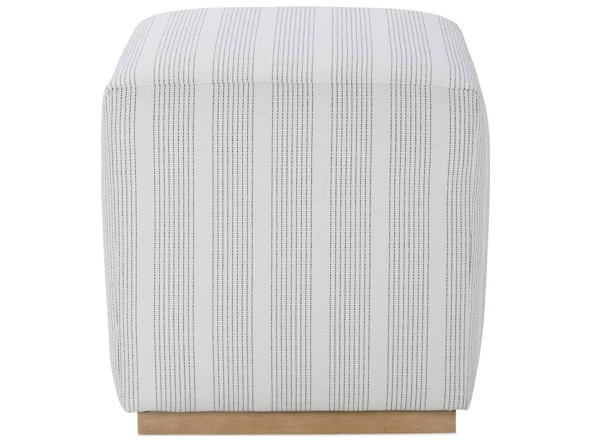 Rowe Dena Blue Upholstered Ottoman