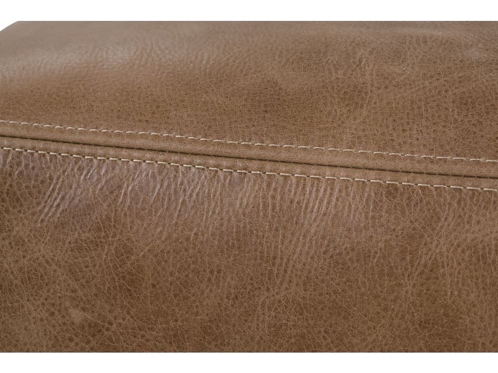 Rowe Dena Brown Leather Ottoman