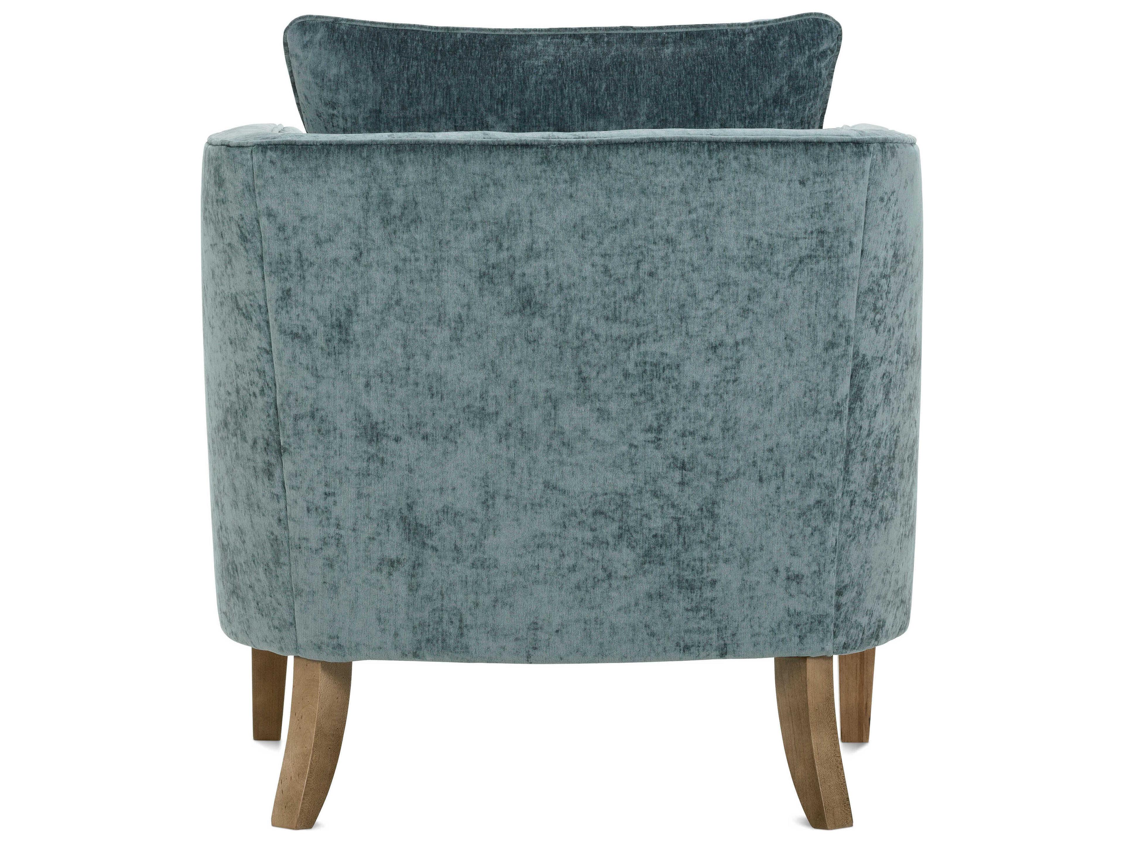 Rowe Kitt Blue Fabric Accent Chair