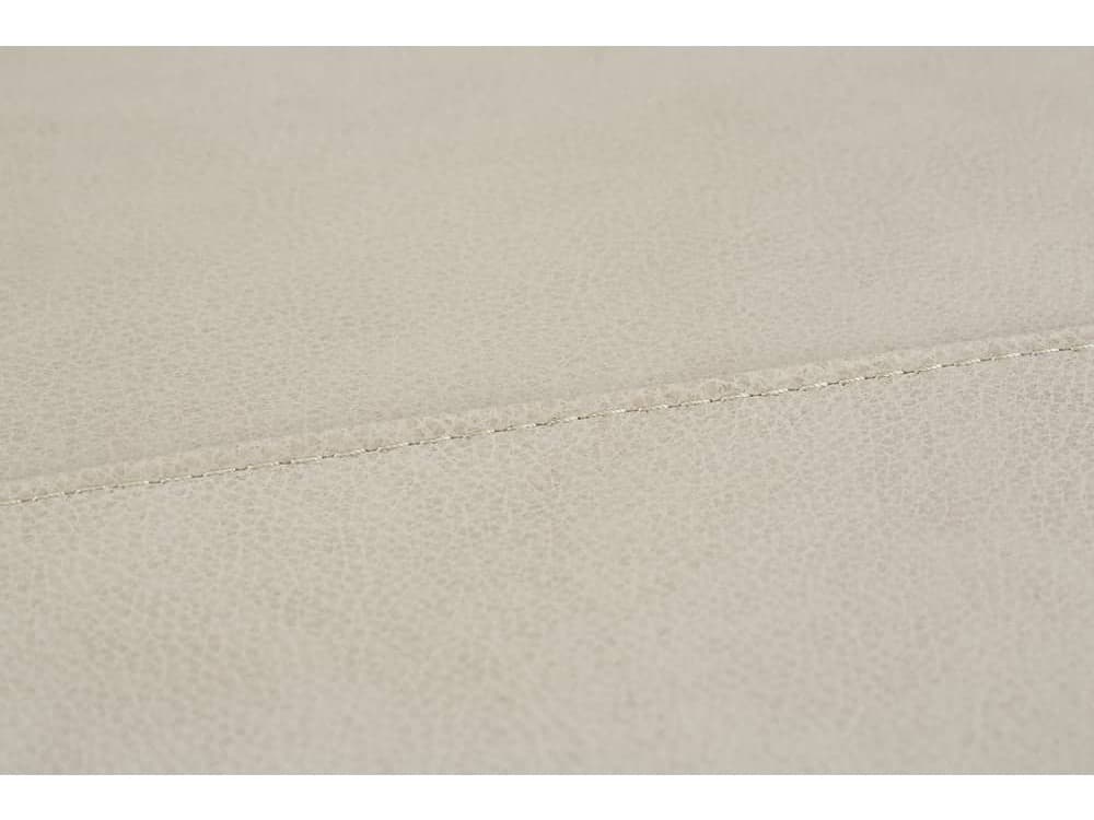 Rowe Macon Gray Leather Ottoman