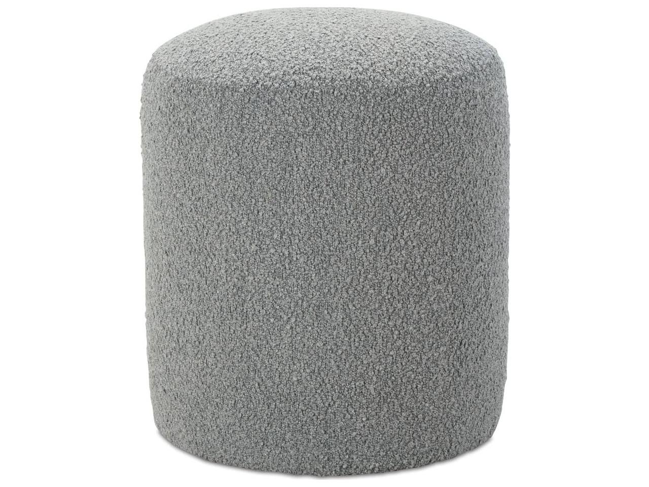 Rowe Cleo Gray Upholstered Ottoman