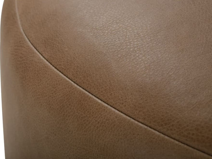Rowe Cleo Brown Leather Ottoman