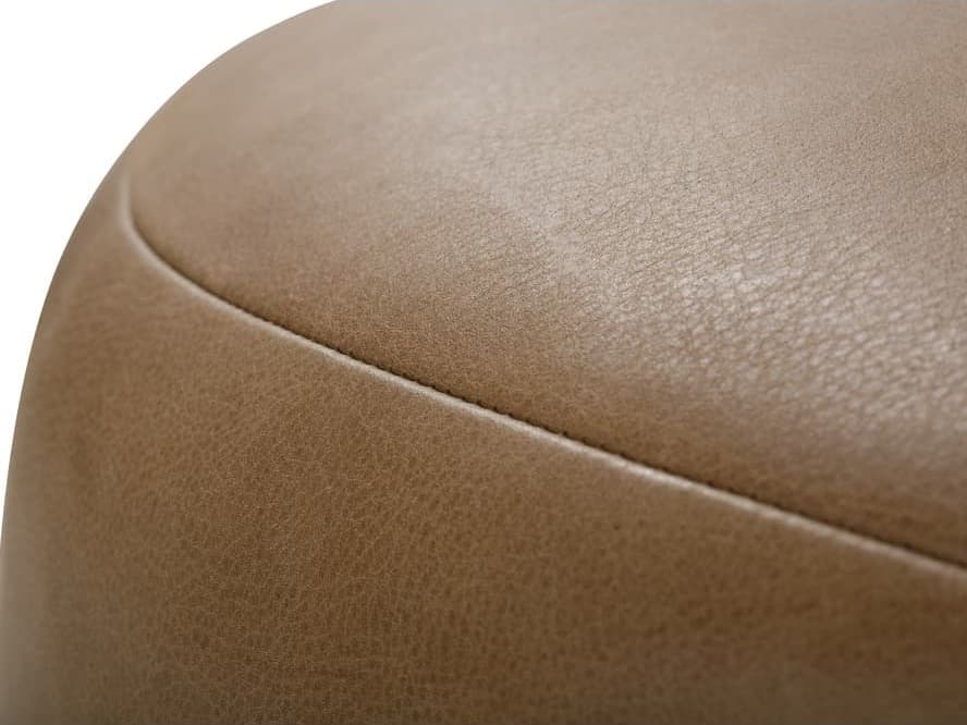Rowe Cleo Brown Leather Ottoman