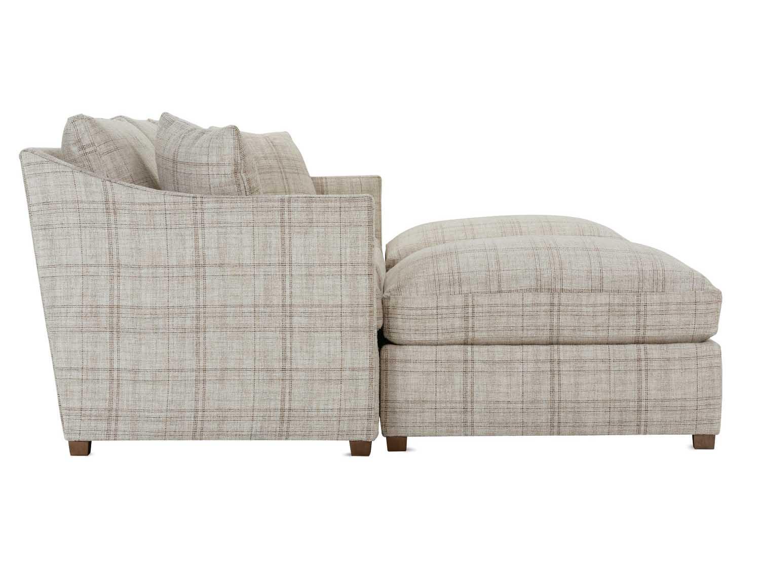 Rowe Serena Beige Upholstered Sectional Sofa