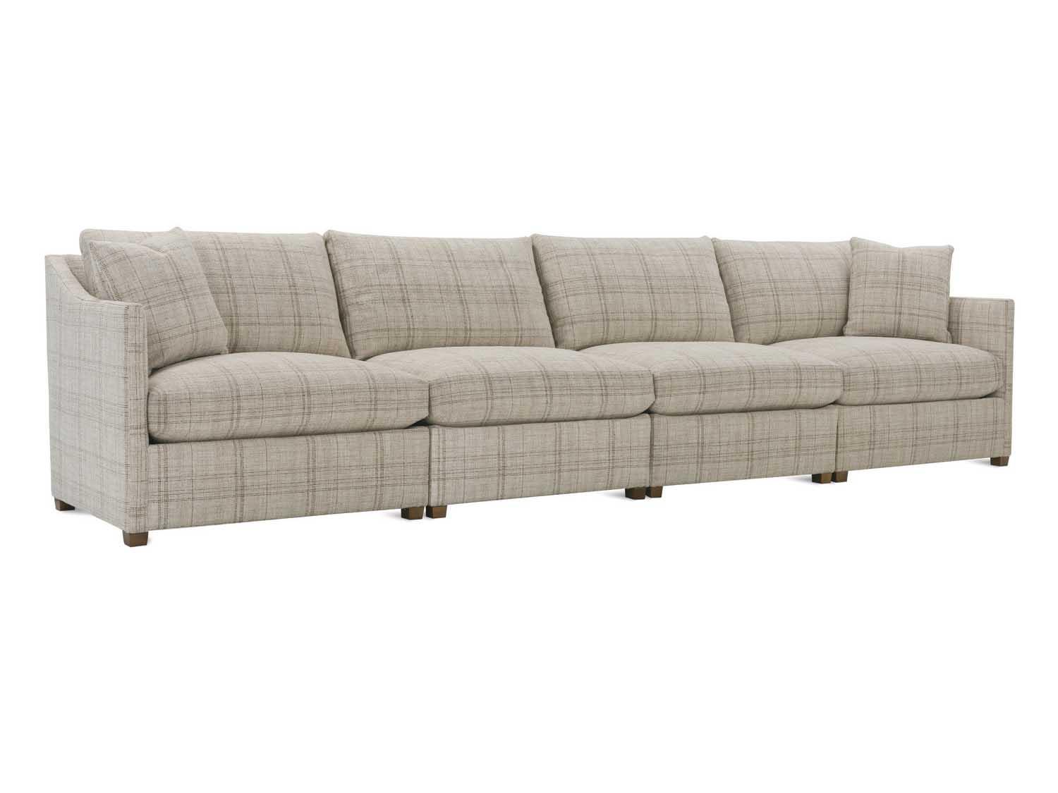 Rowe Serena Beige Upholstered Sectional Sofa