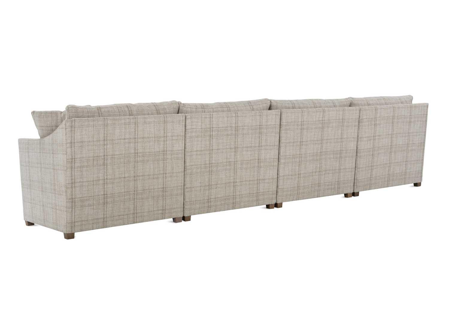 Rowe Serena Beige Upholstered Sectional Sofa