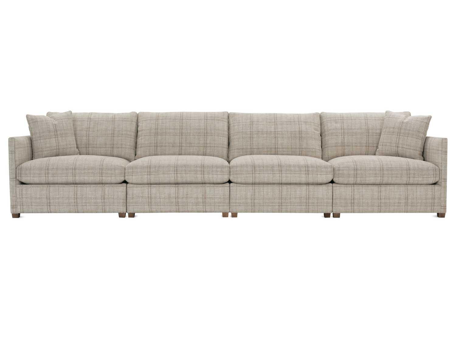 Rowe Serena Beige Upholstered Sectional Sofa