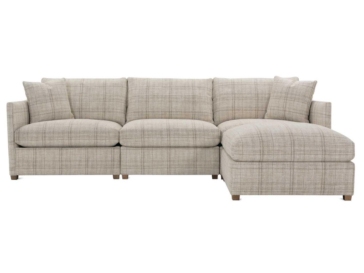 Rowe Serena Beige Upholstered Sectional Sofa