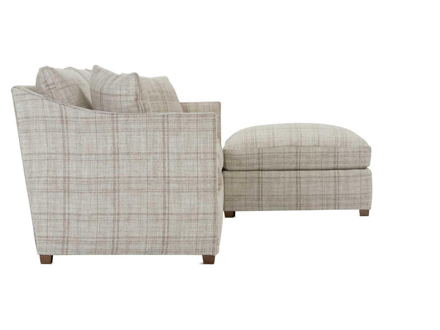 Rowe Serena Beige Upholstered Sectional Sofa