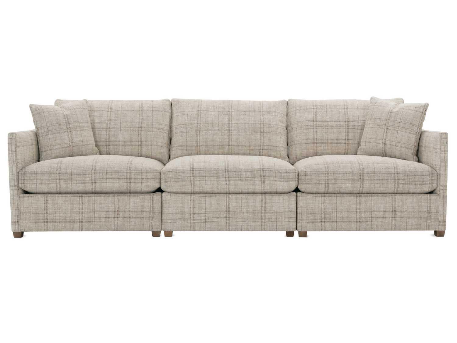 Rowe Serena Beige Upholstered Sectional Sofa