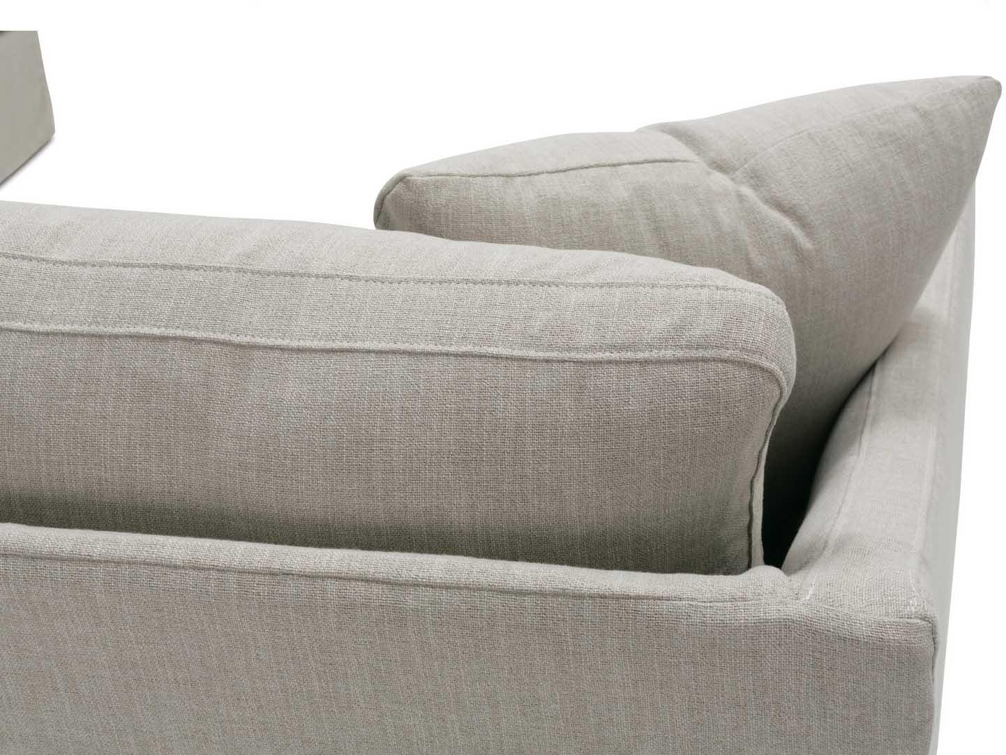 Rowe Serena Gray Upholstered Sectional Sofa