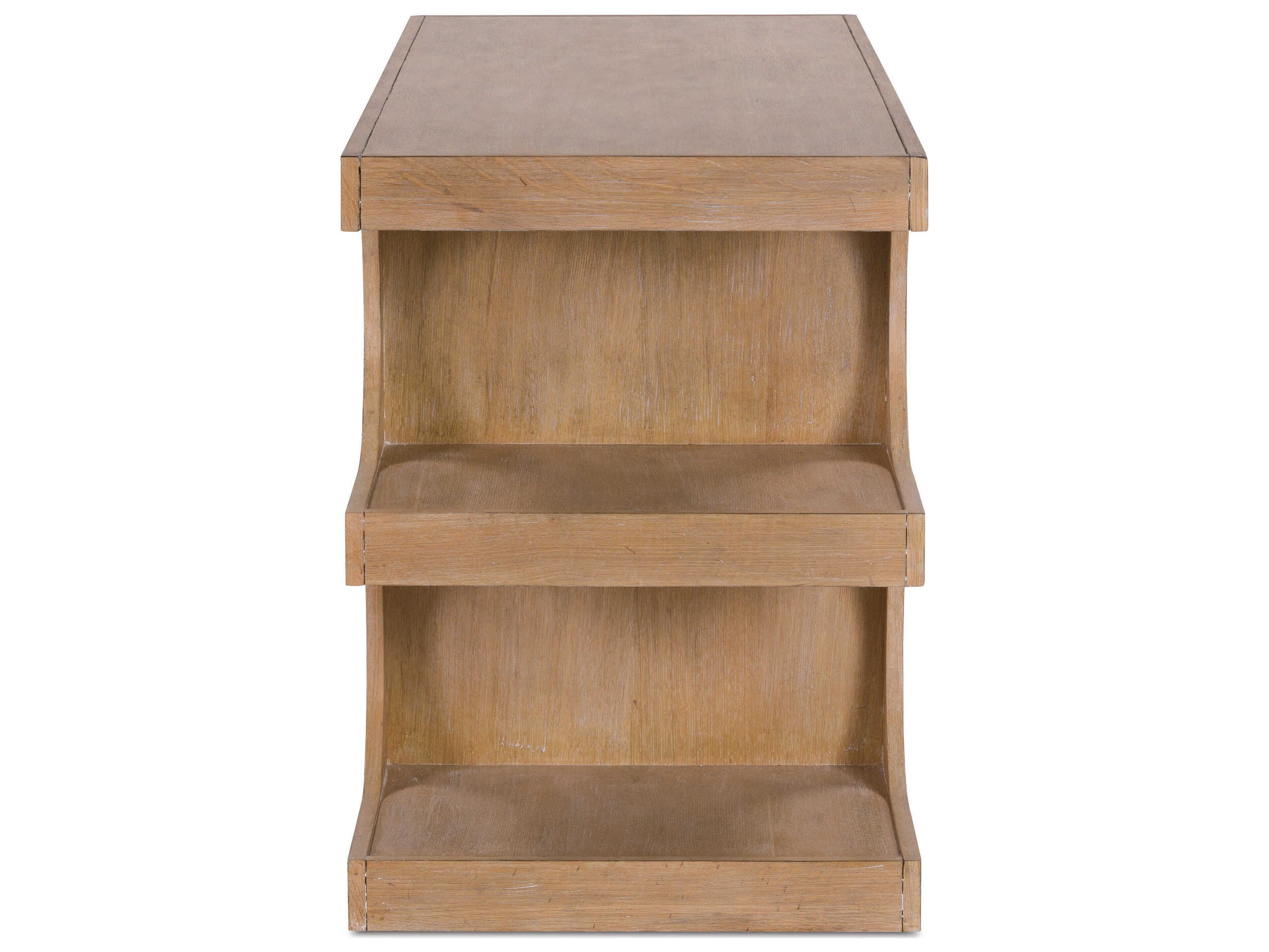 Rowe Dune Driftwood Brown Oak Wood Writing Desk