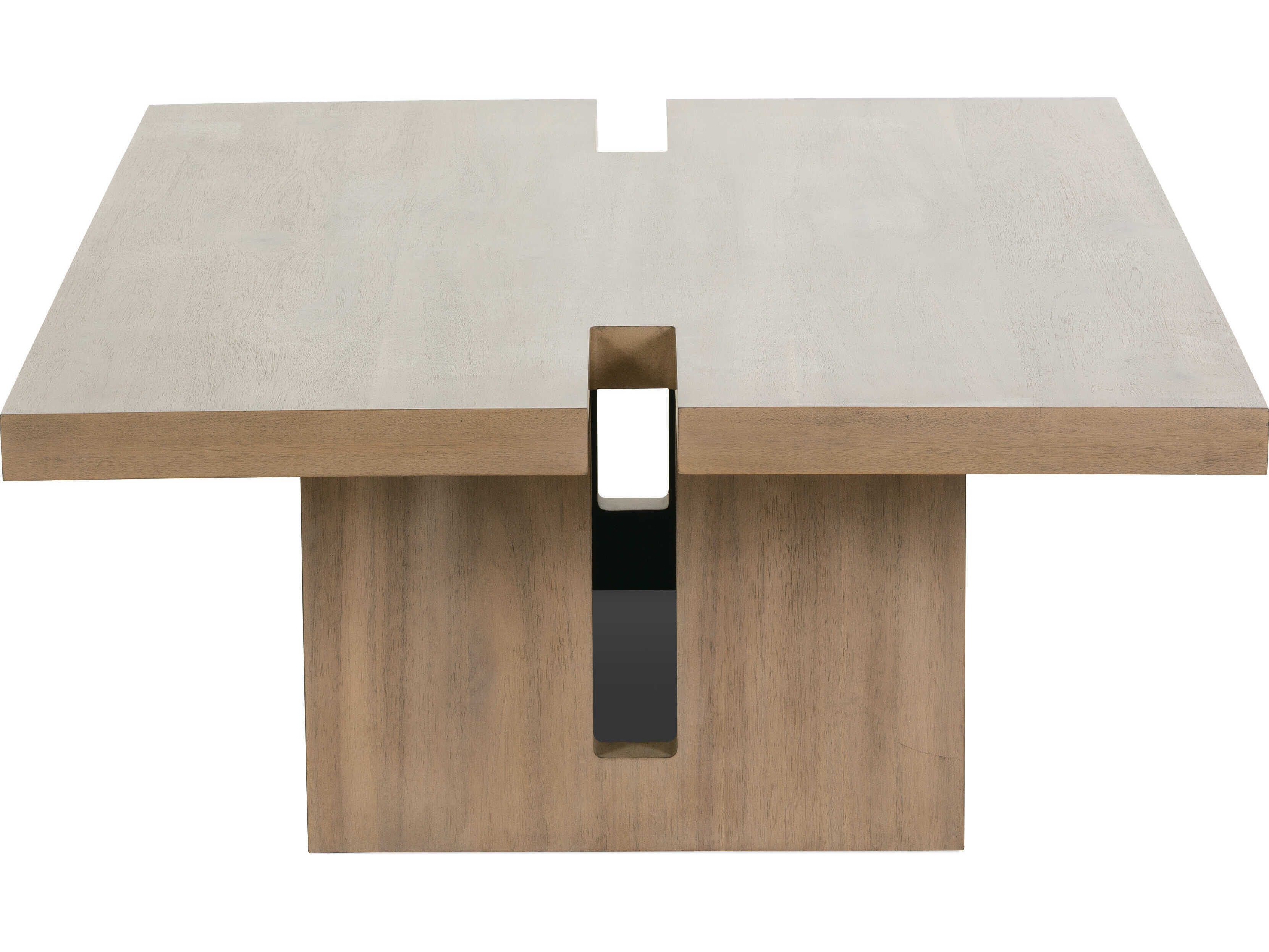 Rowe Theory Rectangular Wood Fawn Cocktail Table