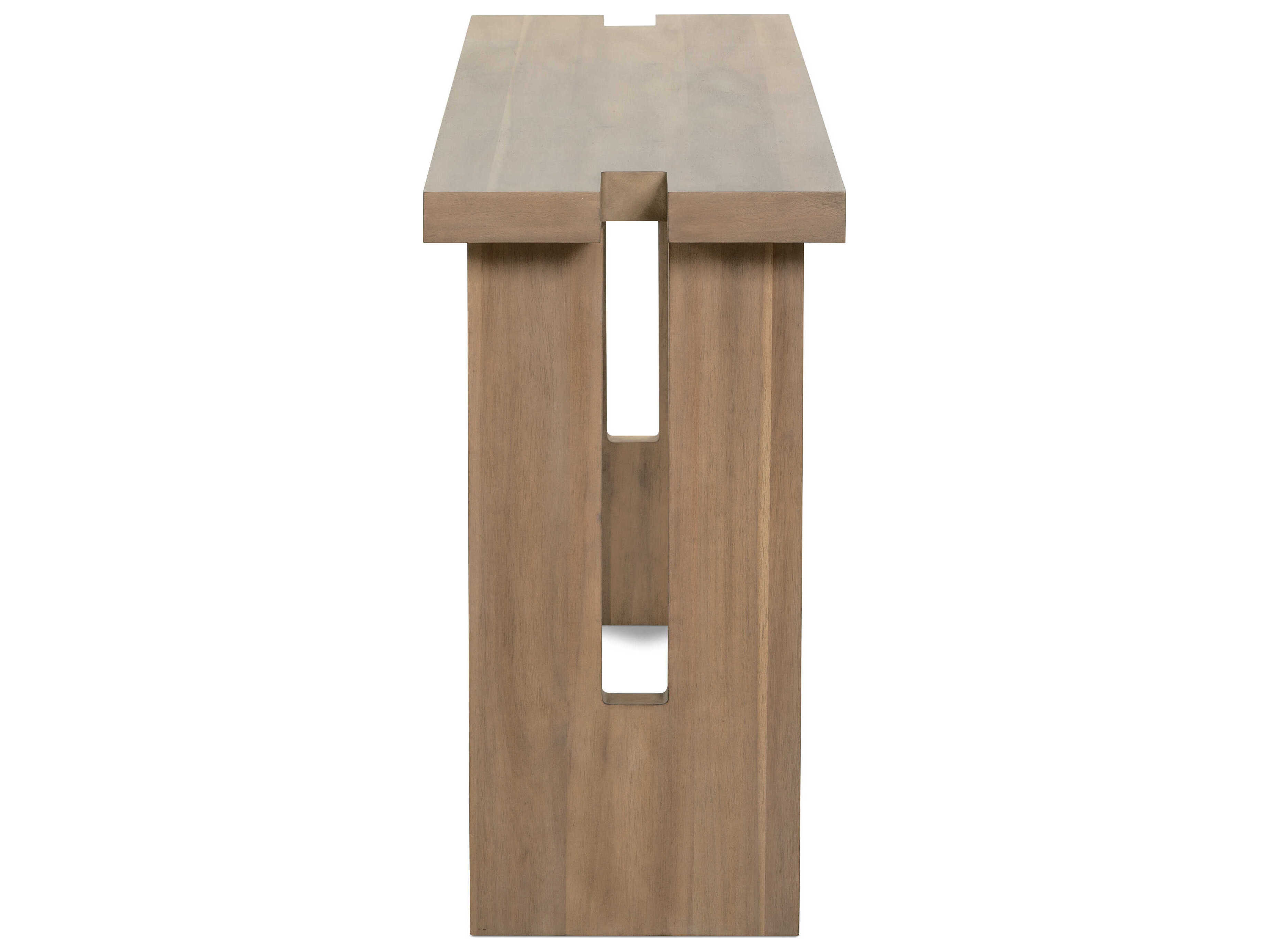 Rowe Theory Rectangular Wood Fawn Console Table