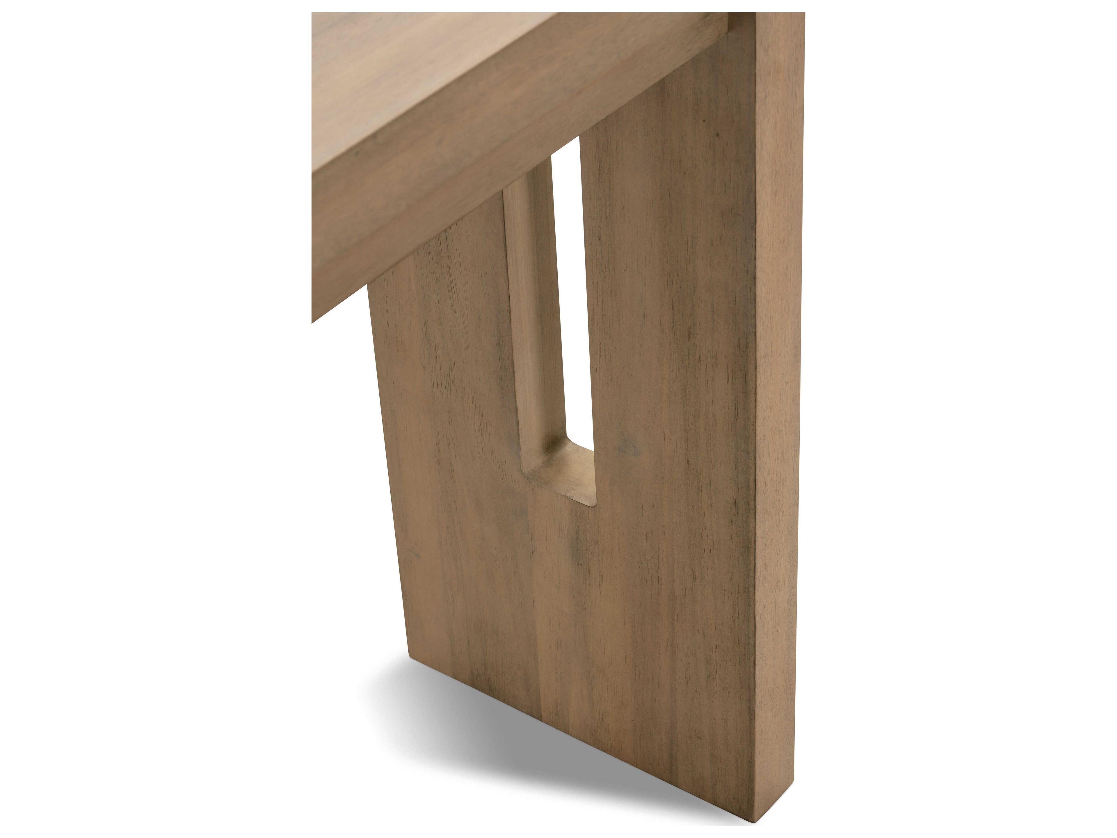 Rowe Theory Rectangular Wood Fawn Console Table