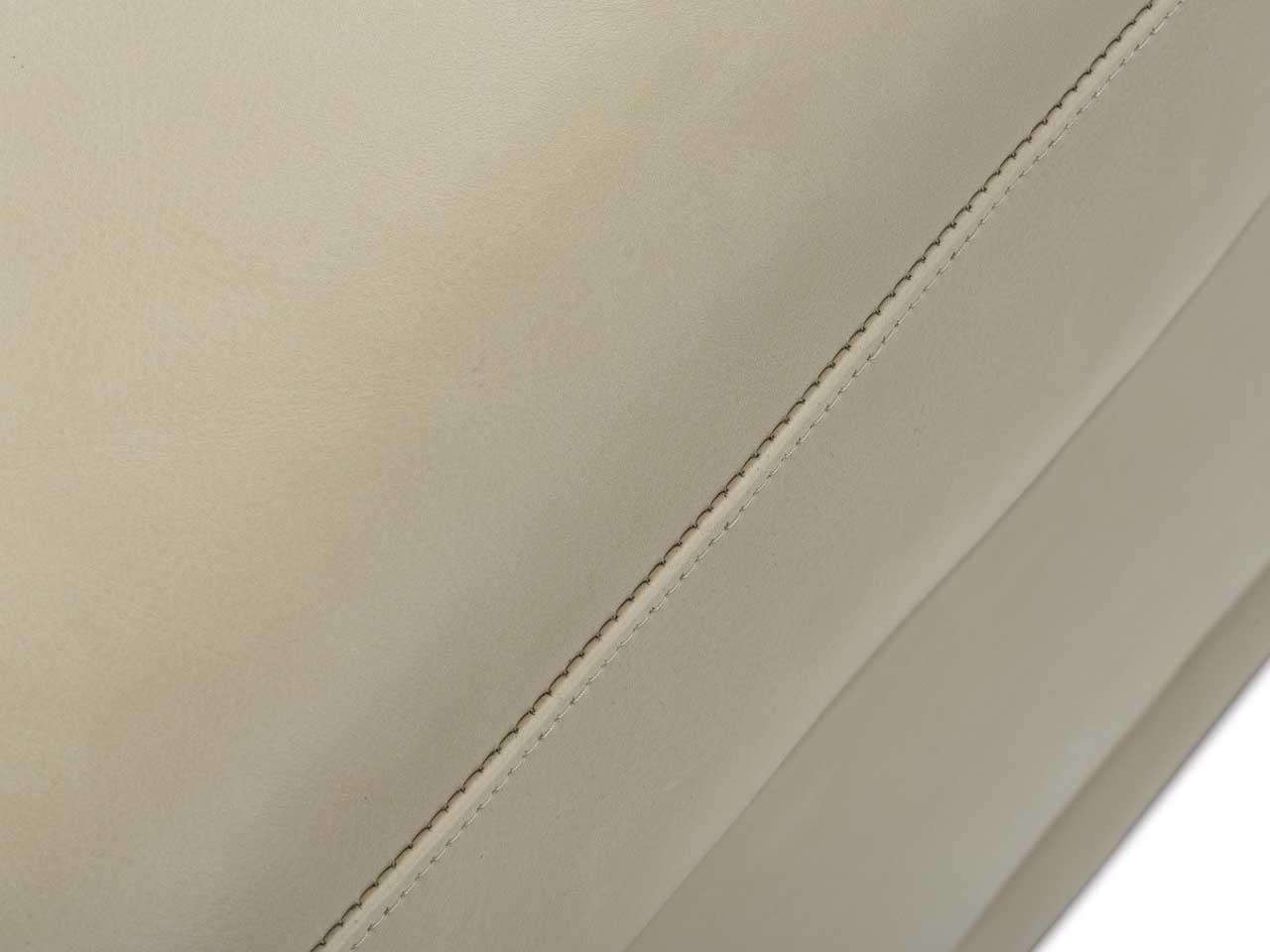 Rowe Sylvie Chocolate Beige Upholstered Ottoman