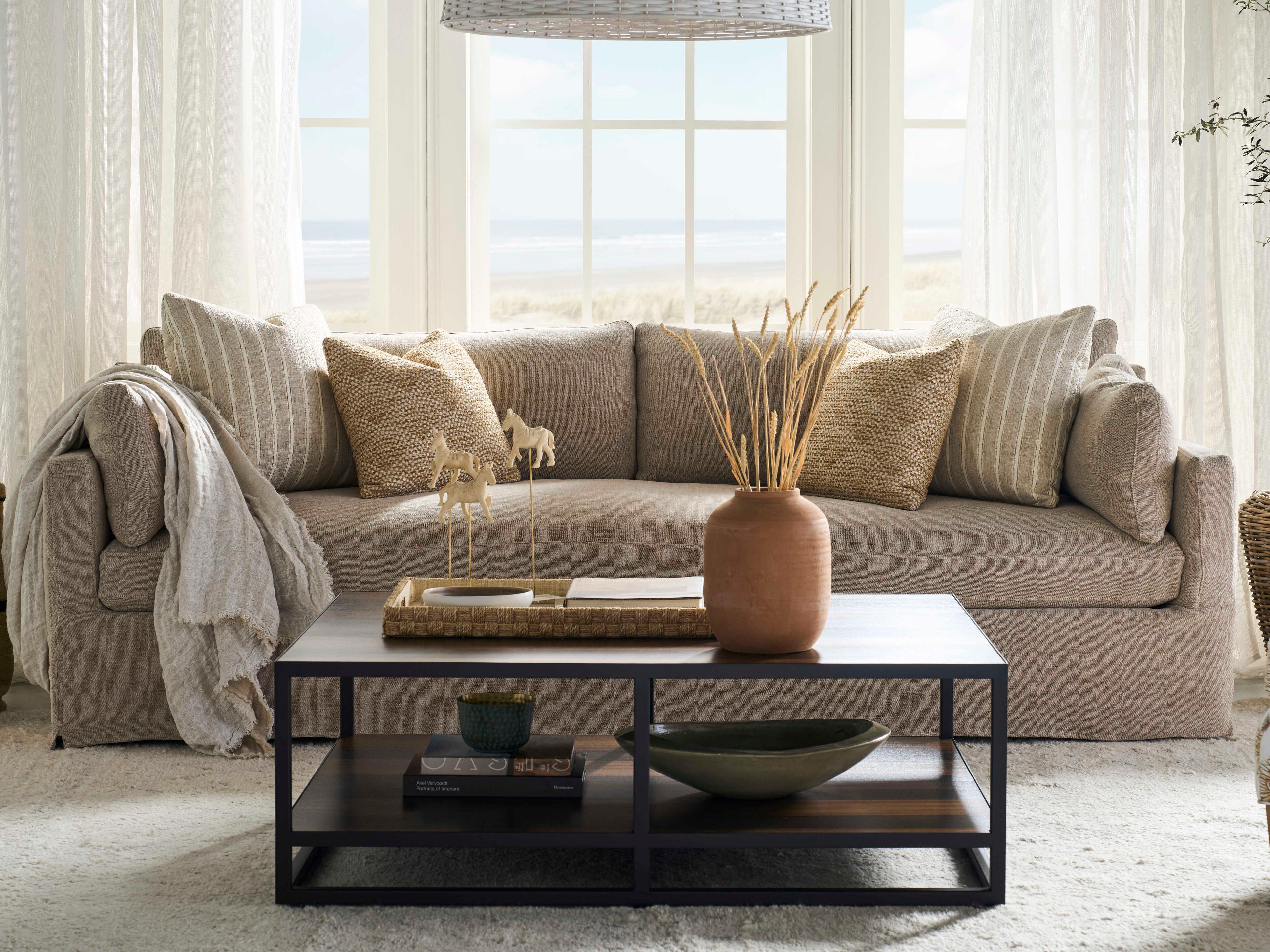 Rowe Sylvie Upholstered Sofa with Slipcove