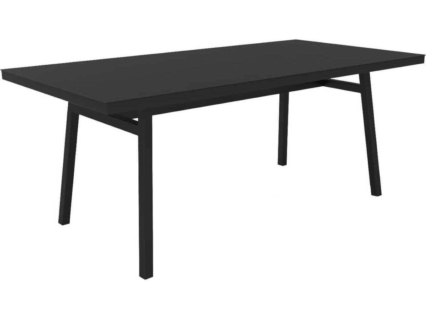 Resol Milano Rectangular Dining Table Black