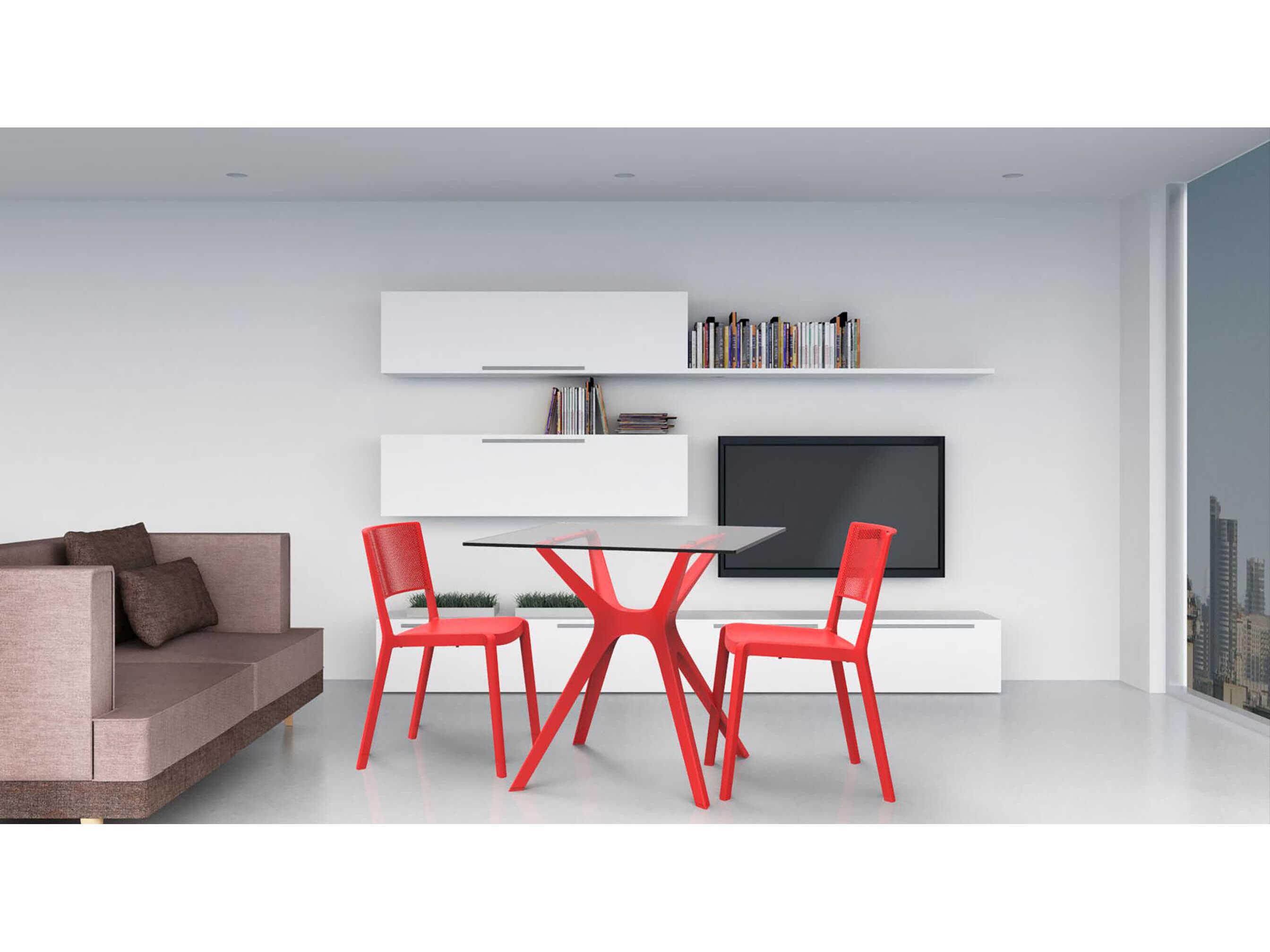 Resol Spot Dining Chair Red Price Includes 4