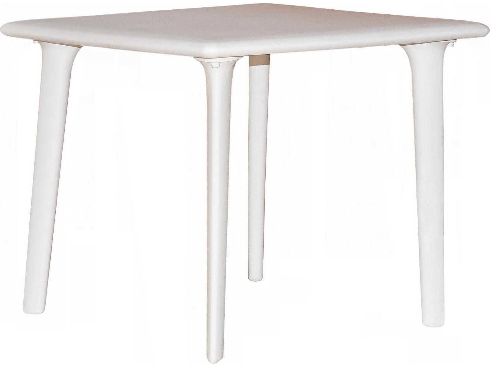 Resol New Dessa Square Dining Table White