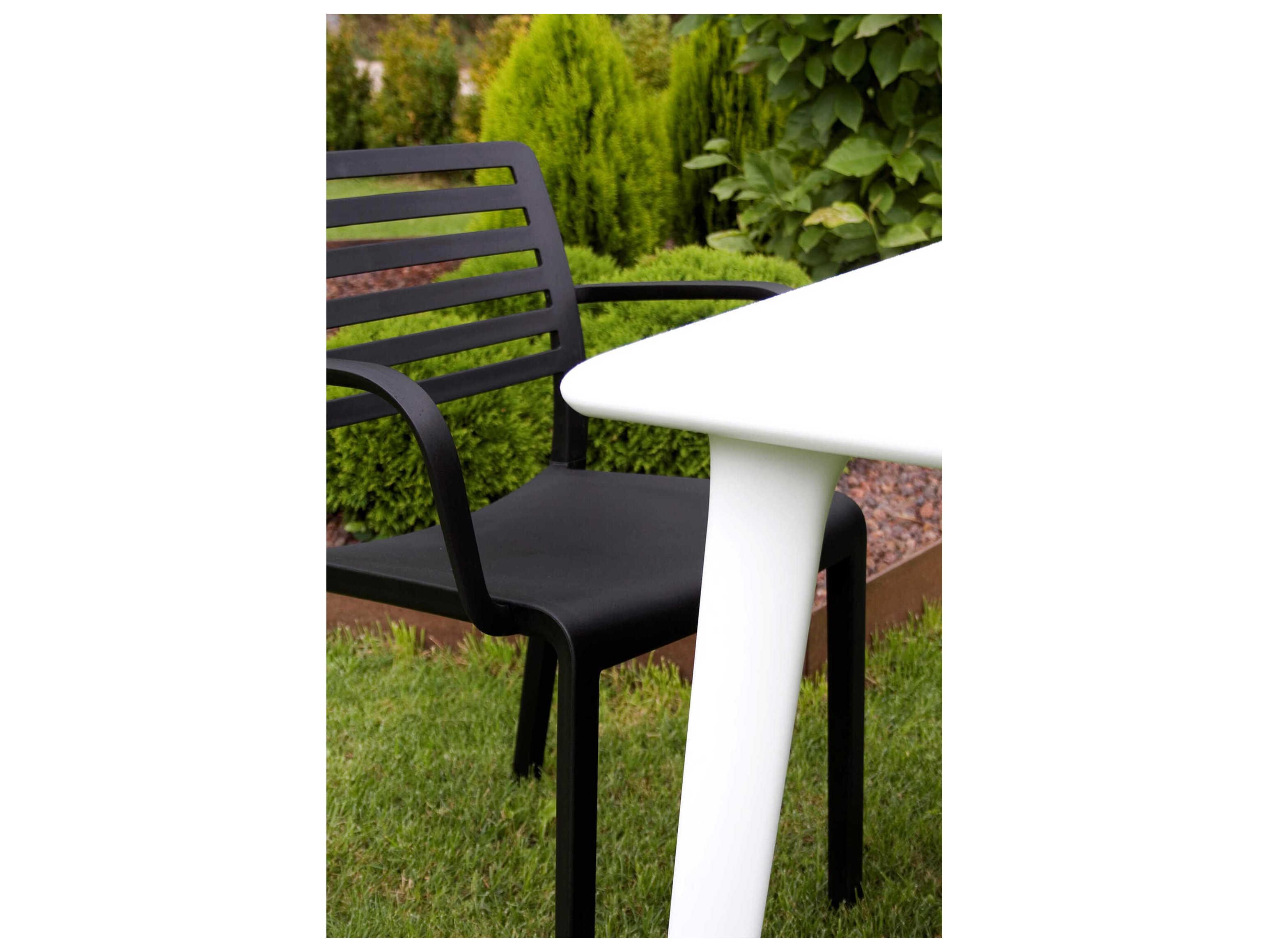 Resol New Dessa Rectangular Dining Table White