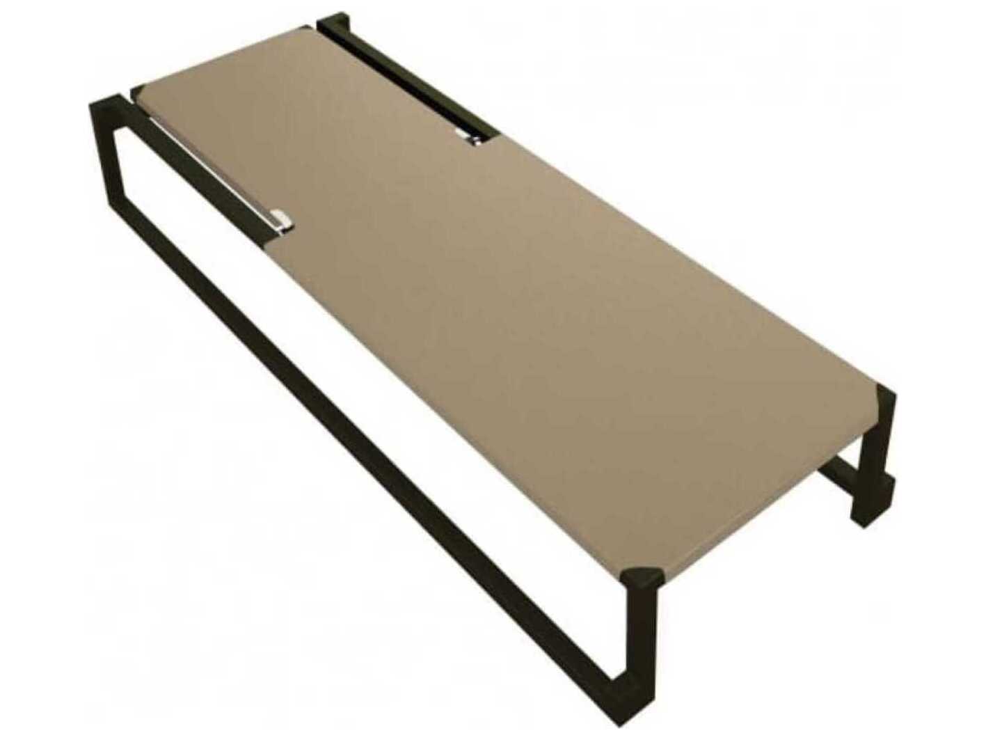 Resol Milano Sunlounger Black Structure Sand Textilene Price Includes 2