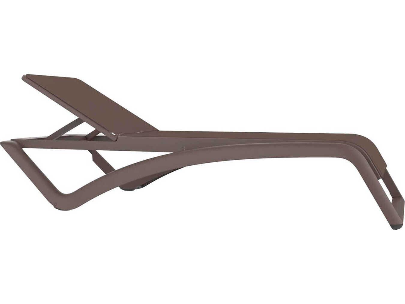 Resol Sky Club Sunlounger Chocolate Structure Chocolate Textilene Price Includes 2