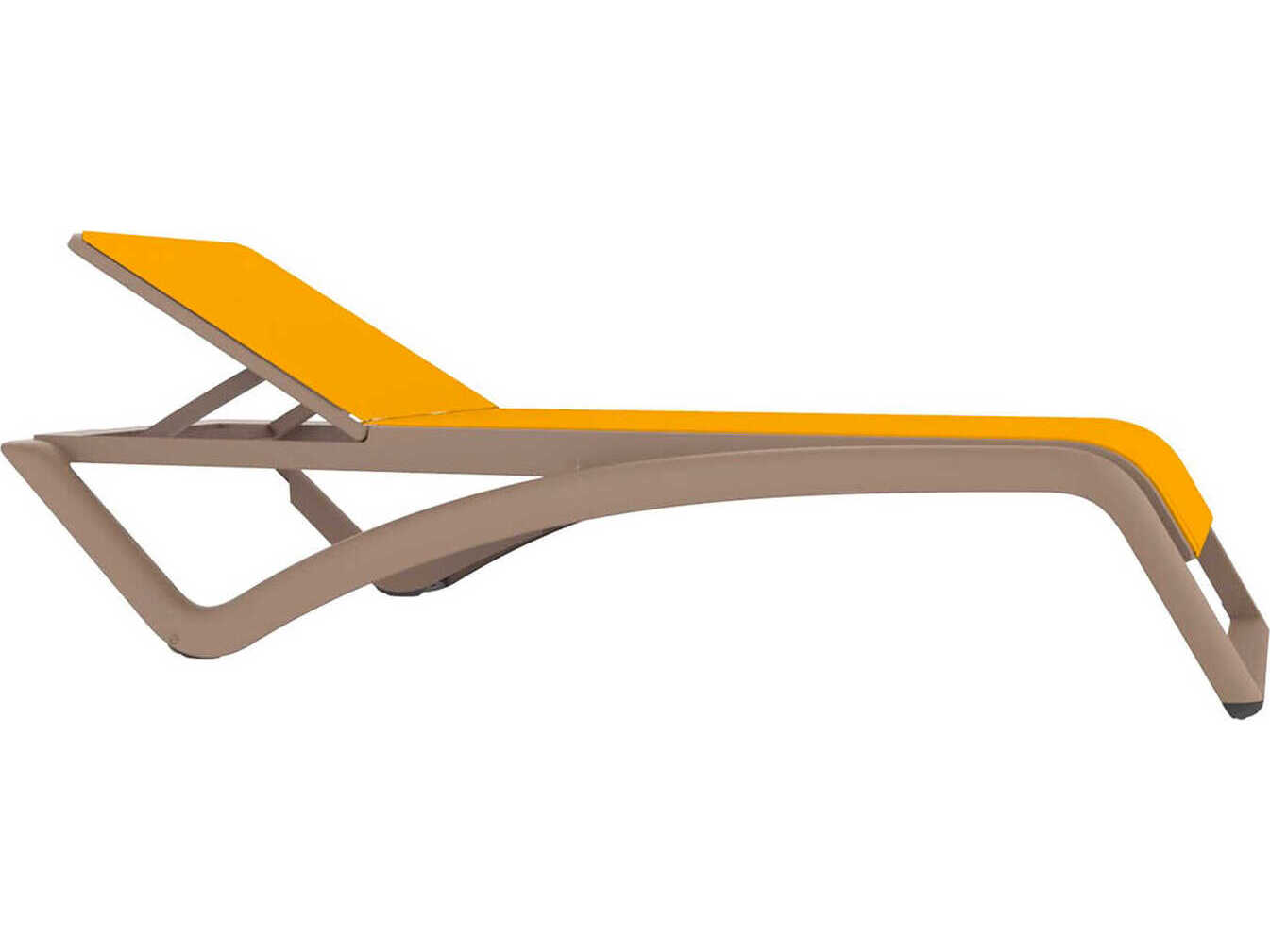 Resol Sky Club Sunlounger Sand Structure Yellow Textilene Price Includes 2