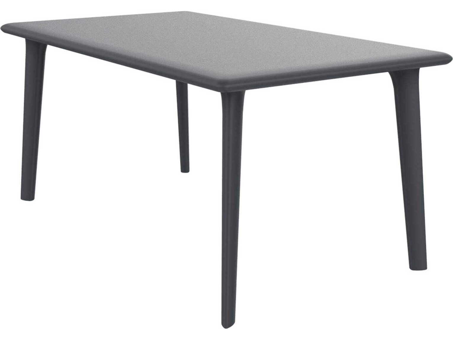 Resol New Dessa Rectangular Dining Table Dark Grey