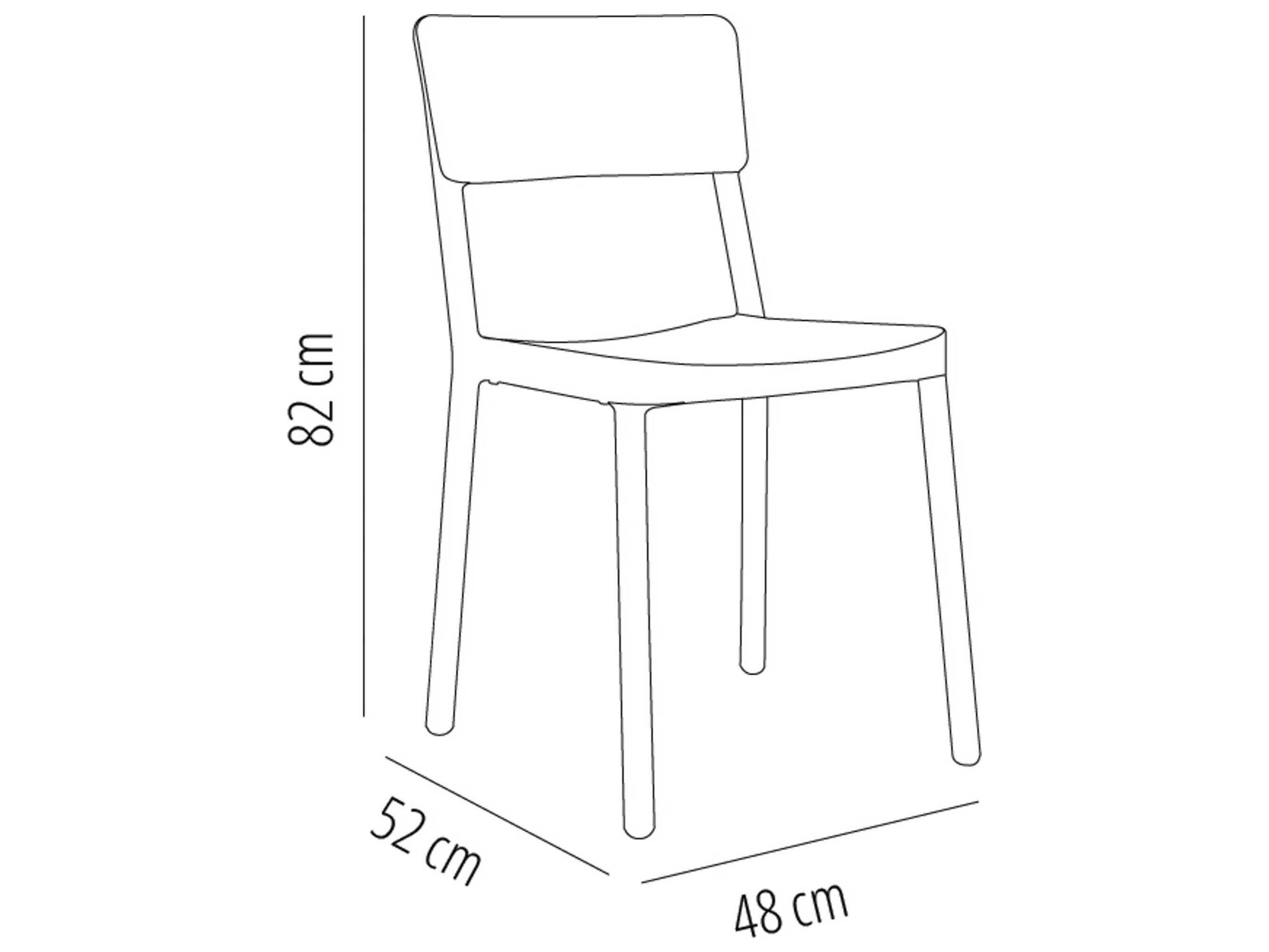 Resol Click-Clack 4 Piece Conversation Set White