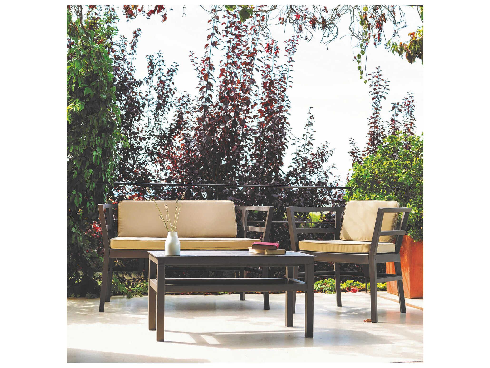 Resol Click-Clack 4 Piece Conversation Set Chocolate