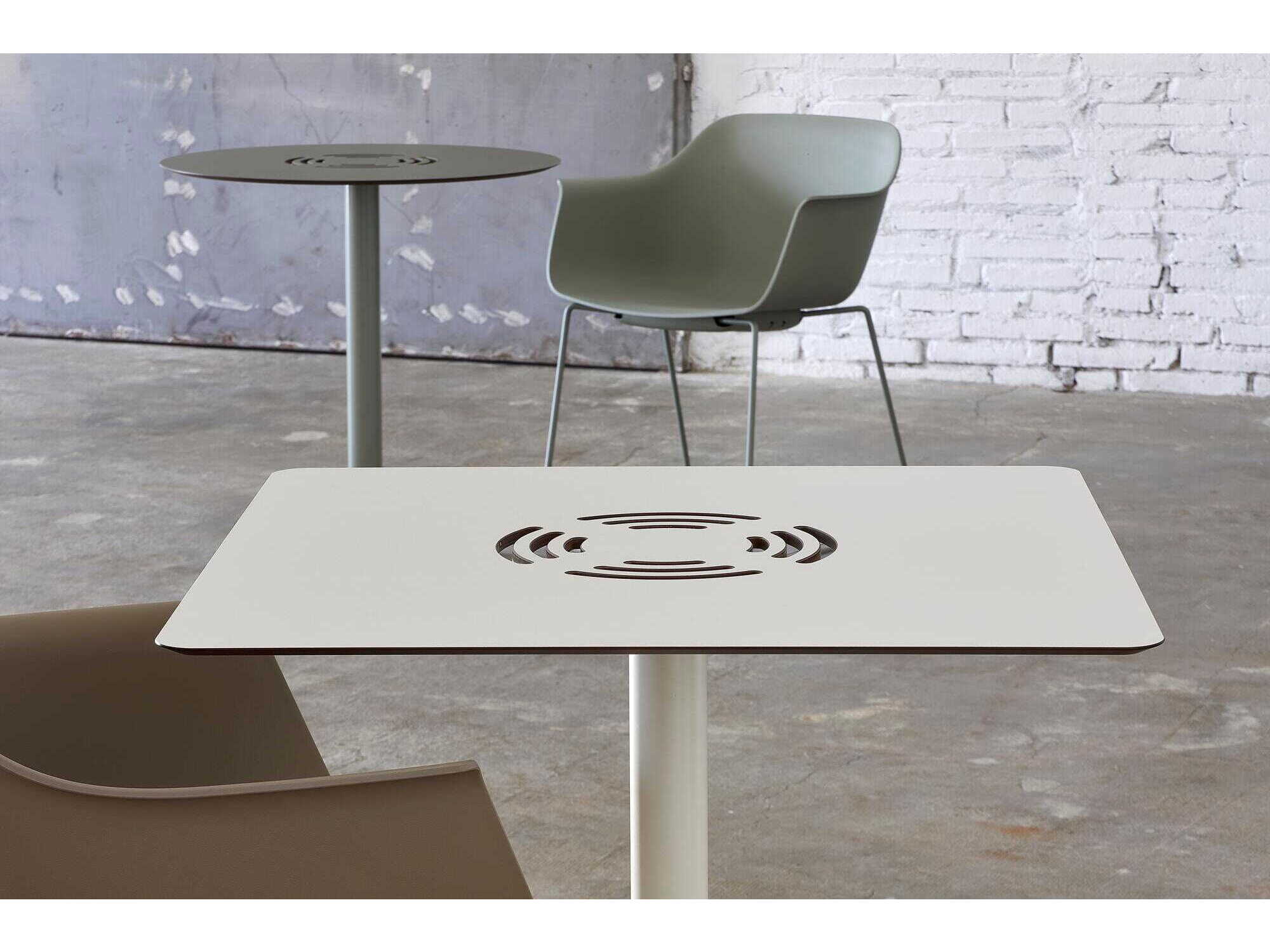 Resol Toledo Aire Square Dining Table Greenish Grey