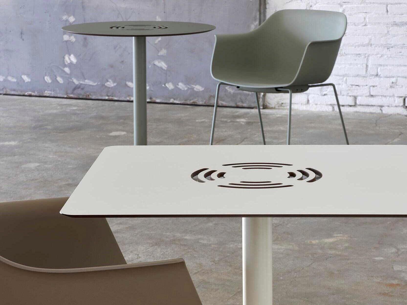 Resol Toledo Aire Square Dining Table Chocolate