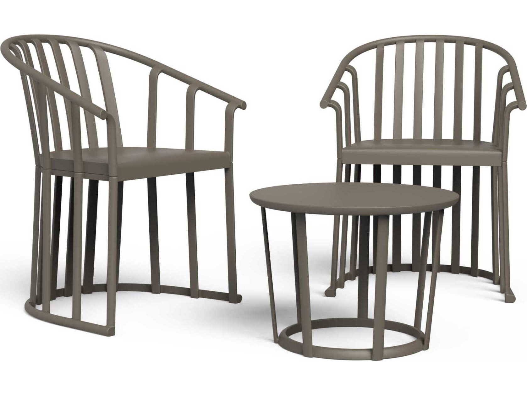 Resol Raff 3 Piece Conversation Set Chocolate