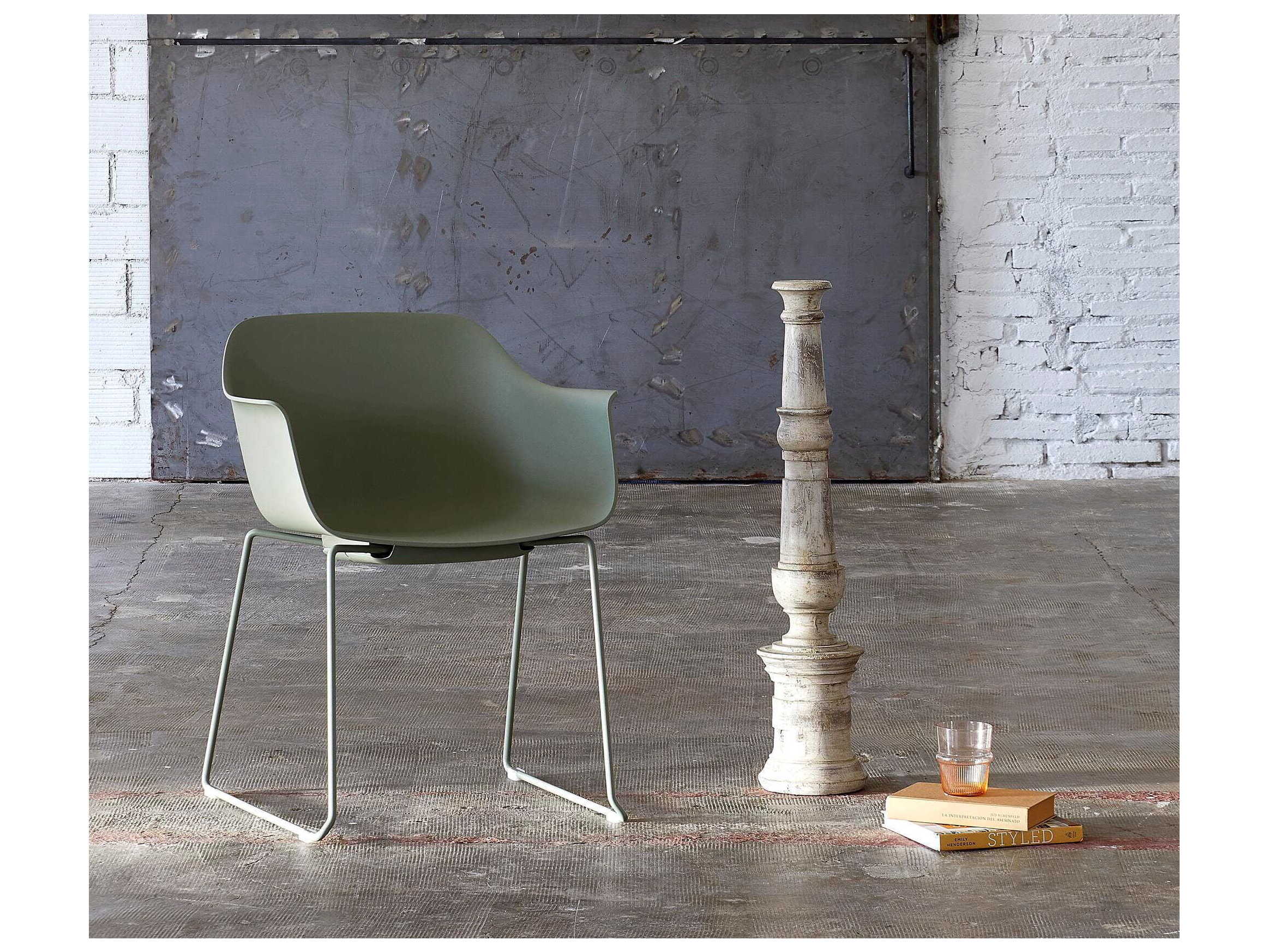 Resol Shape Dining Armchair Sled Base Sand Price Includes 2