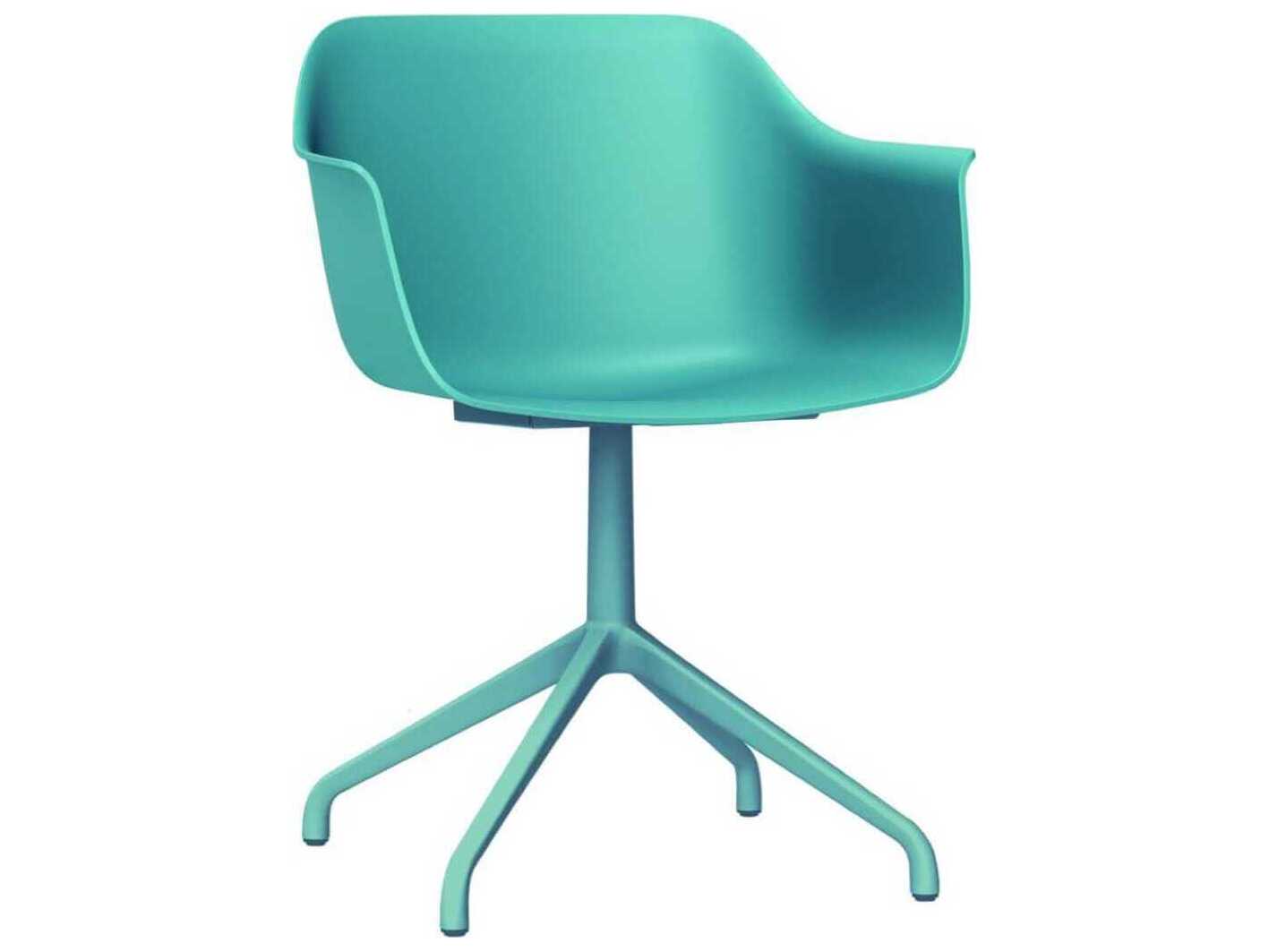 Resol Shape Dining Armchair Spider Legs Swivel Retro Blue Price Includes 2