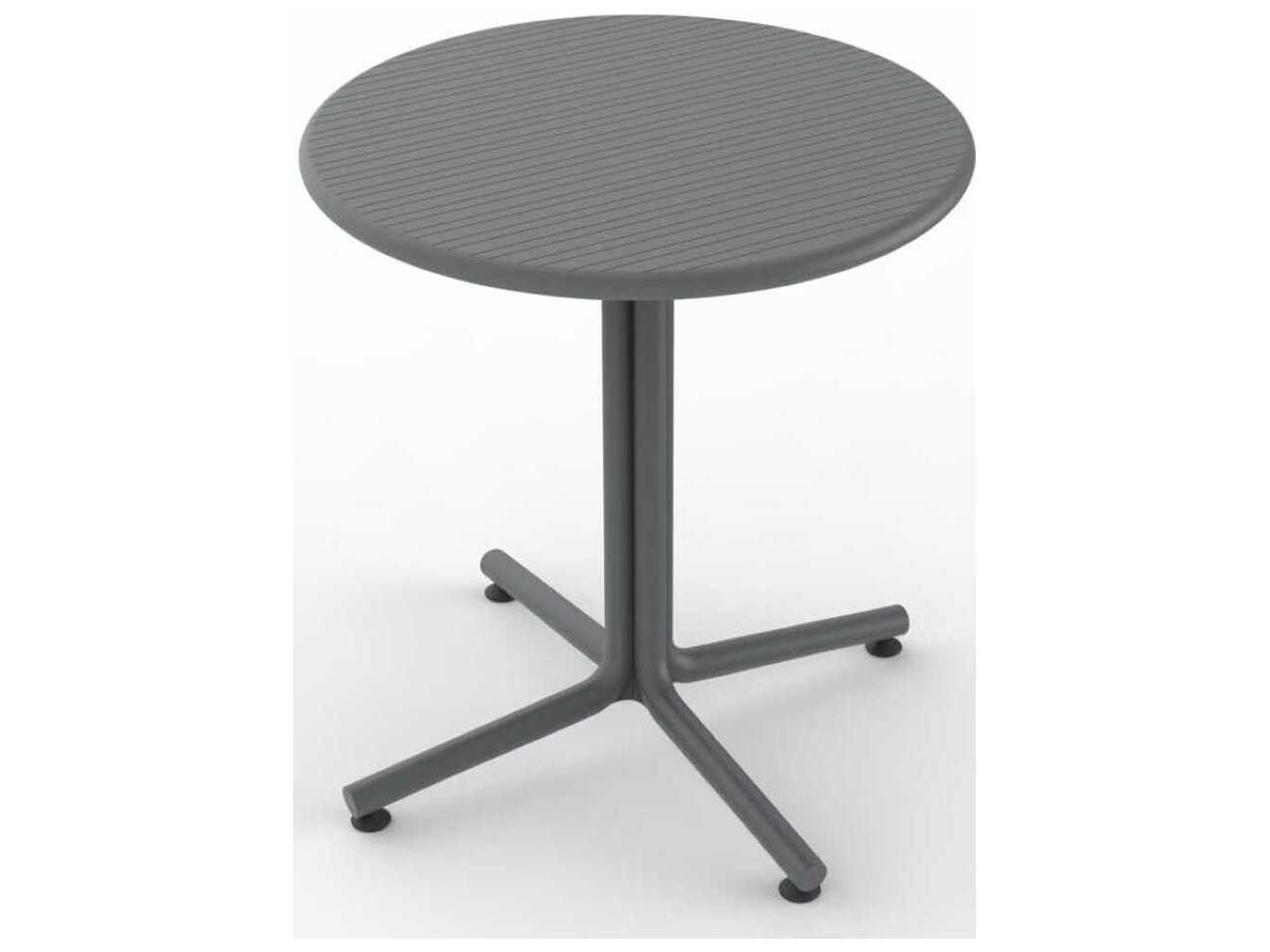 Resol Bini Round Dining Table Dark Grey