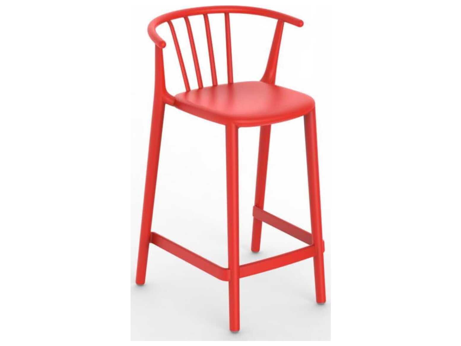 Resol Woody Medium Bar Chair Red Price Includes 4