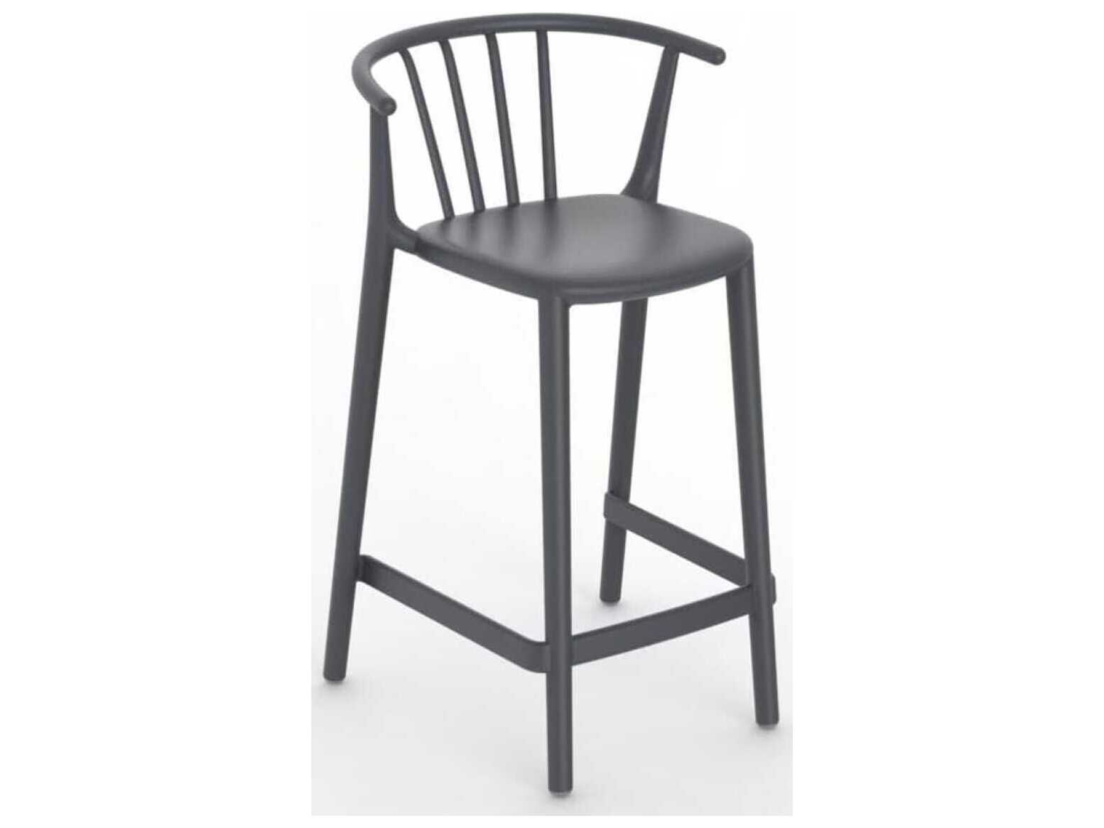 Resol Woody Medium Bar Chair Dark Grey Price Includes 4